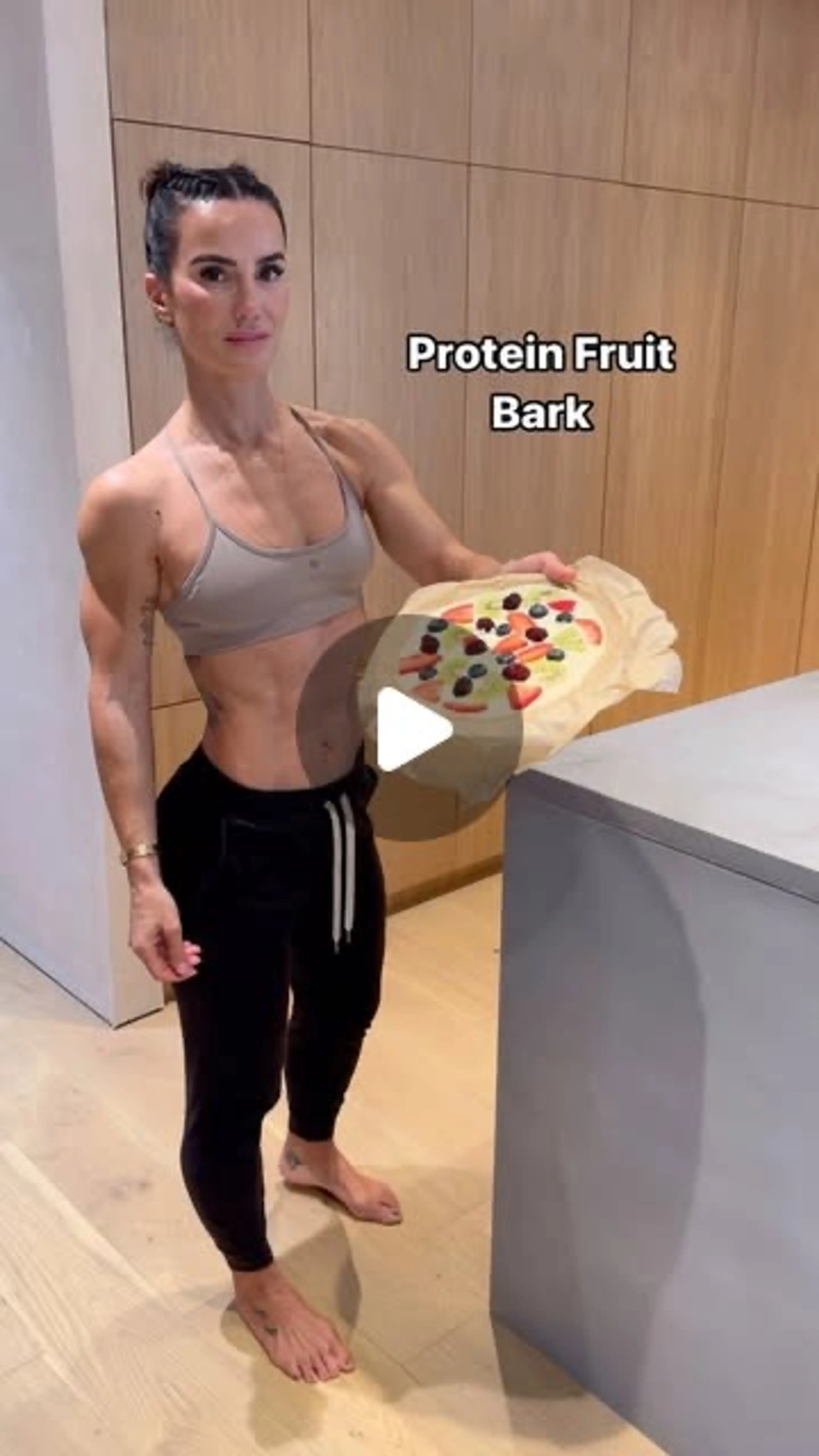 Protein Fruit Bark - Sweet, Delish and So Easy to Make. Make