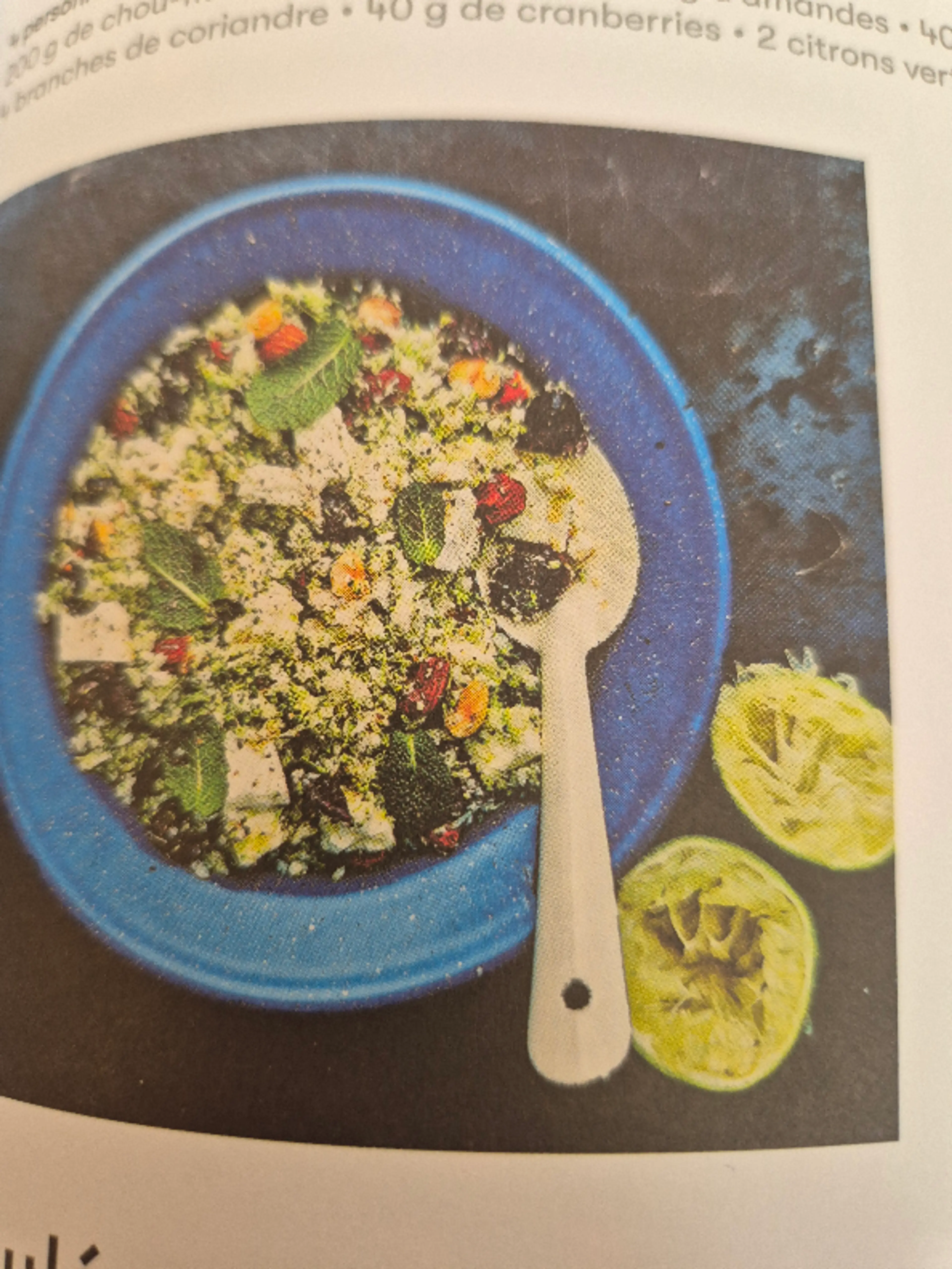 Taboulé de chou-fleur et de brocoli
