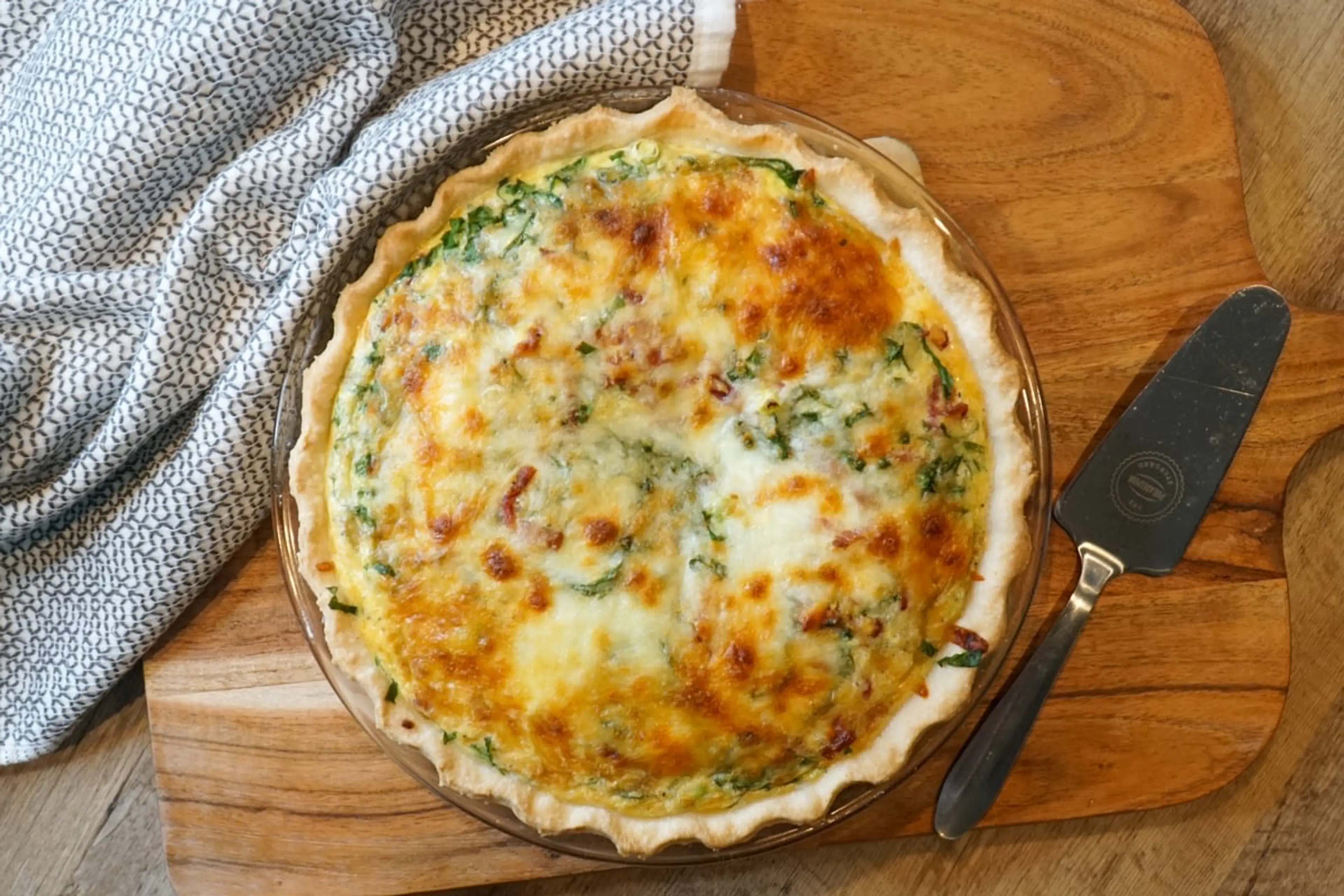Bacon Spinach Quiche