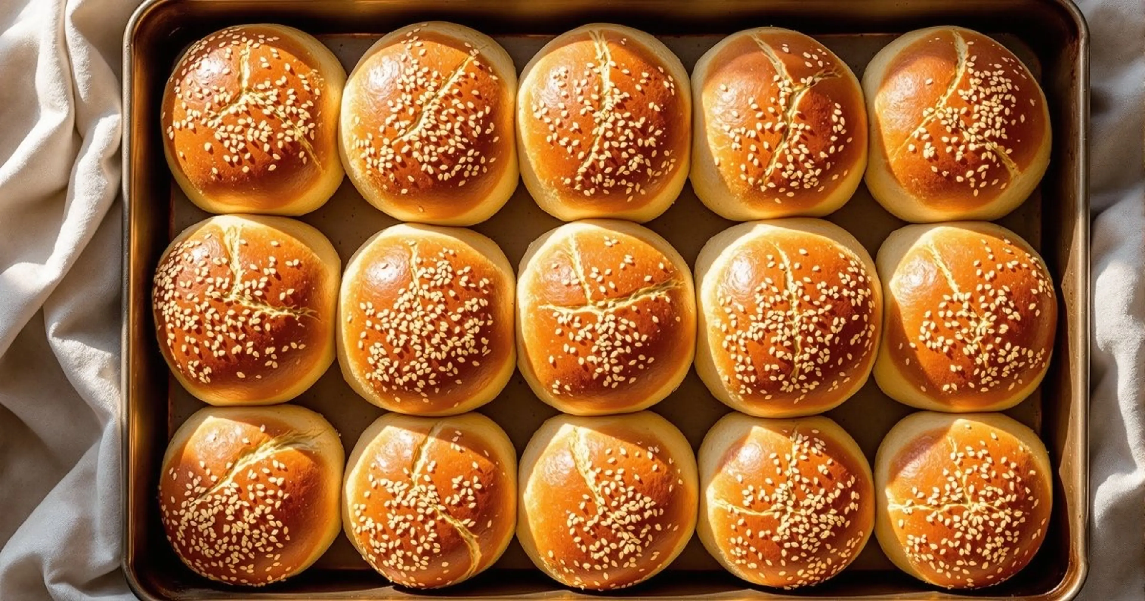 Sourdough Hamburger Buns Recipe