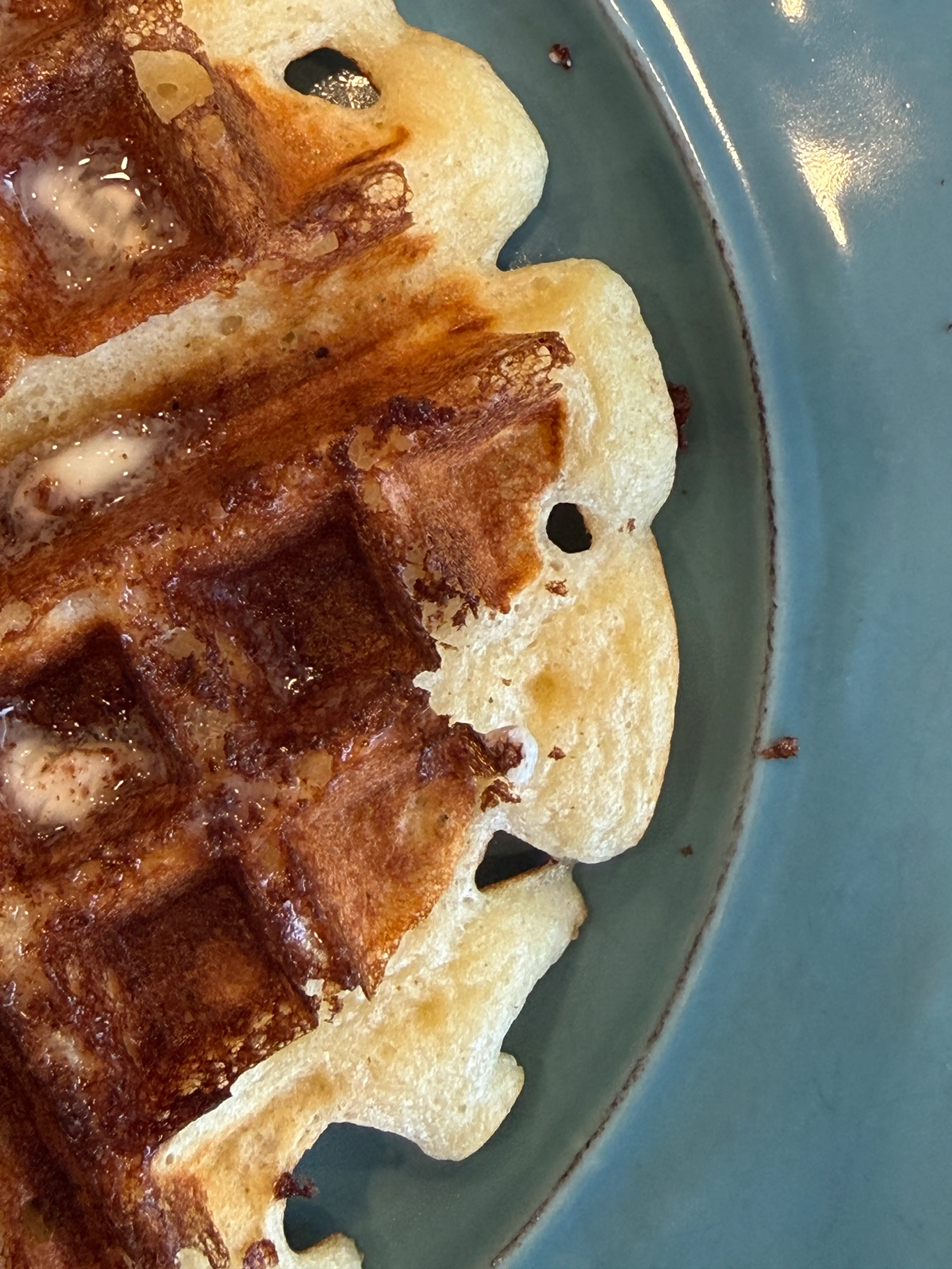Perfect Sourdough Waffles