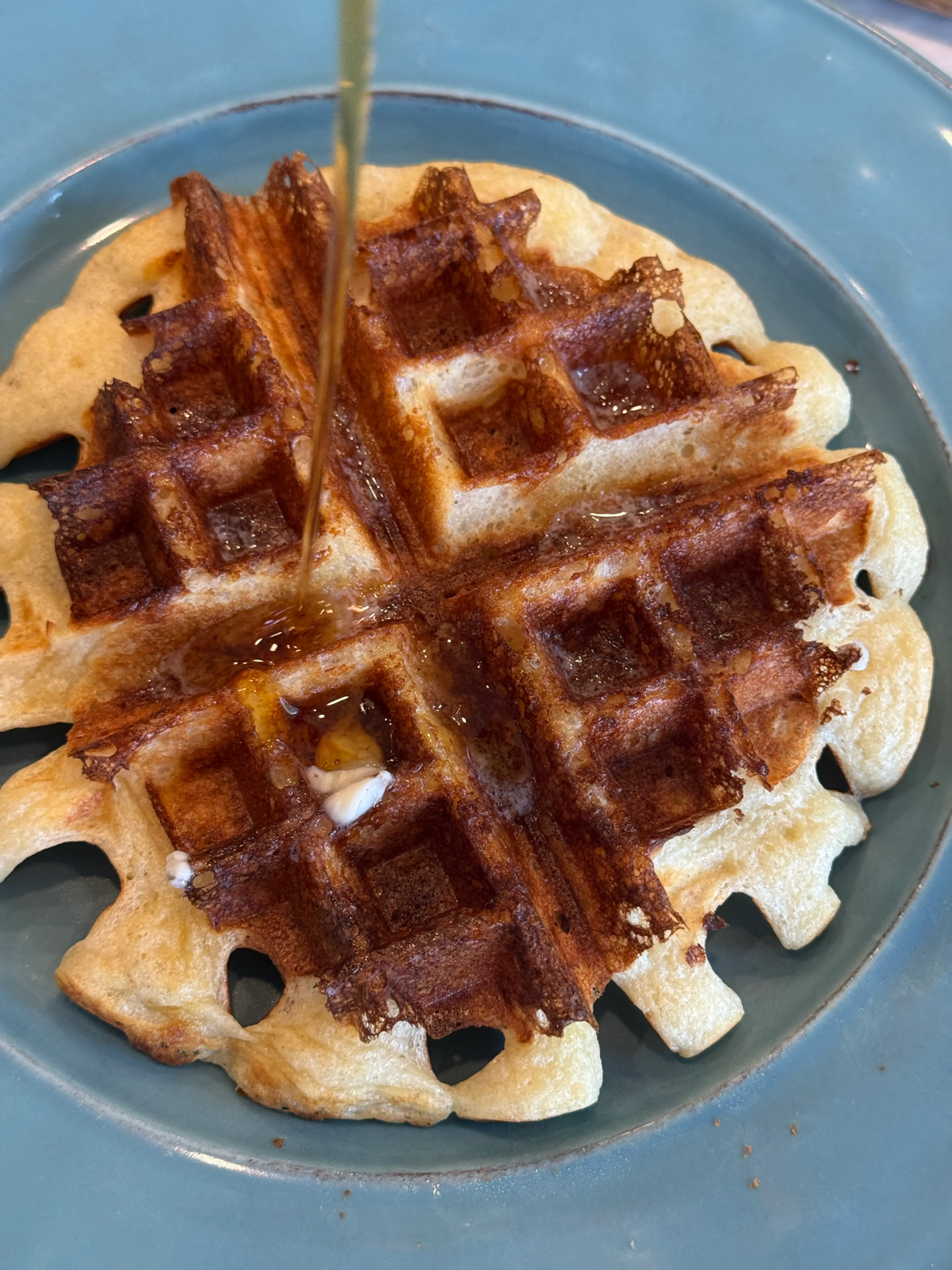 Perfect Sourdough Waffles