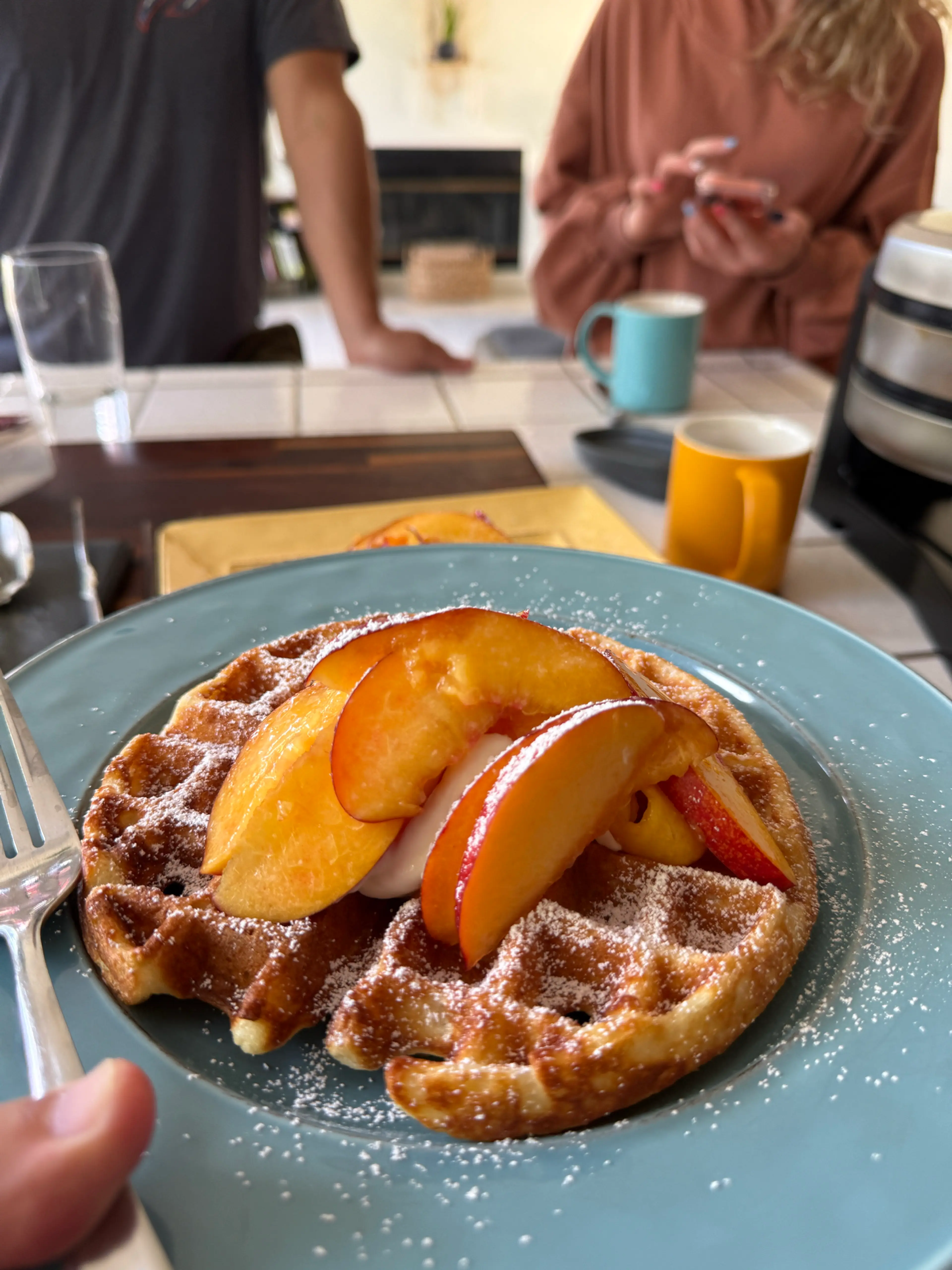 Perfect Sourdough Waffles