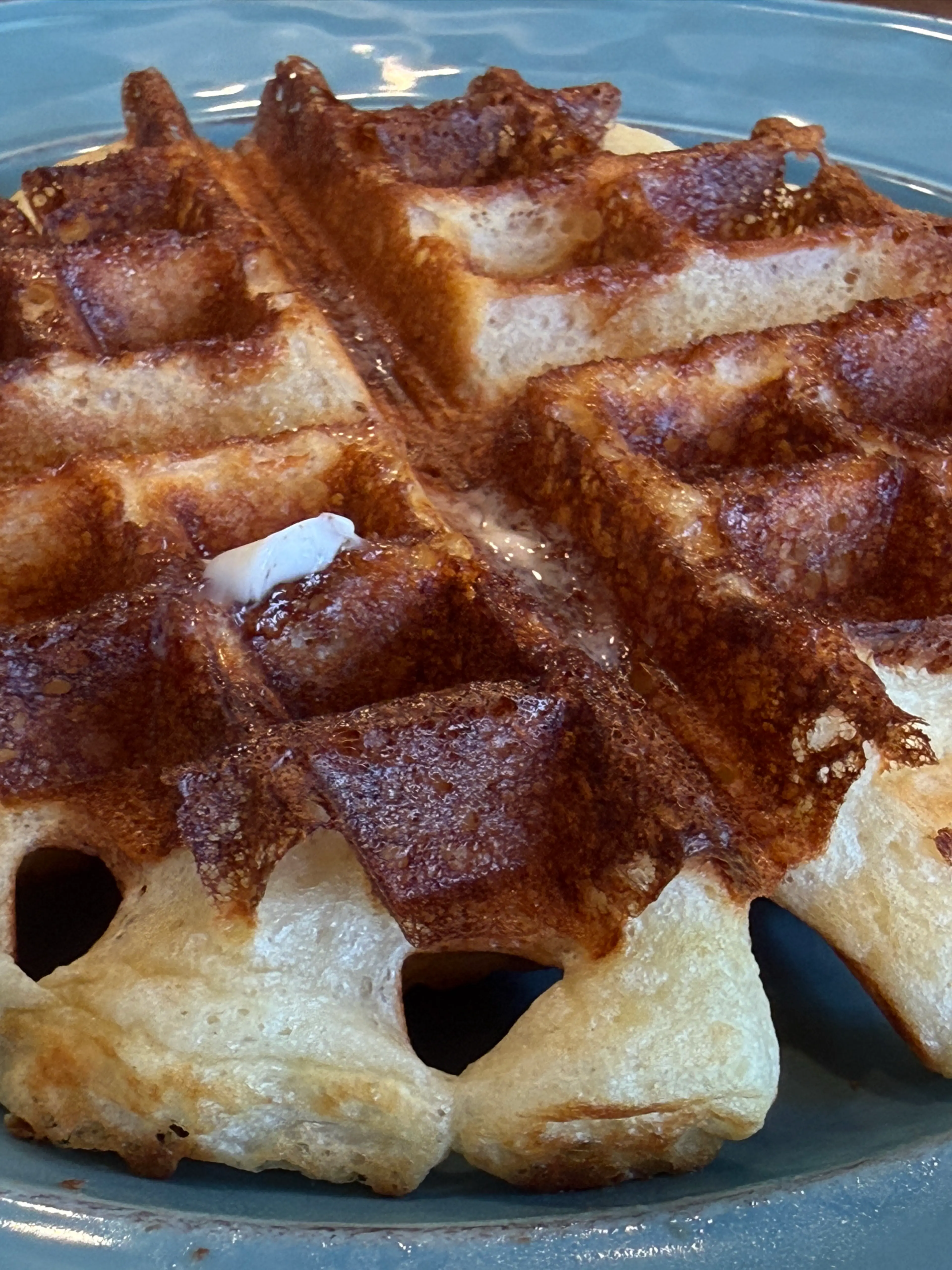 Perfect Sourdough Waffles