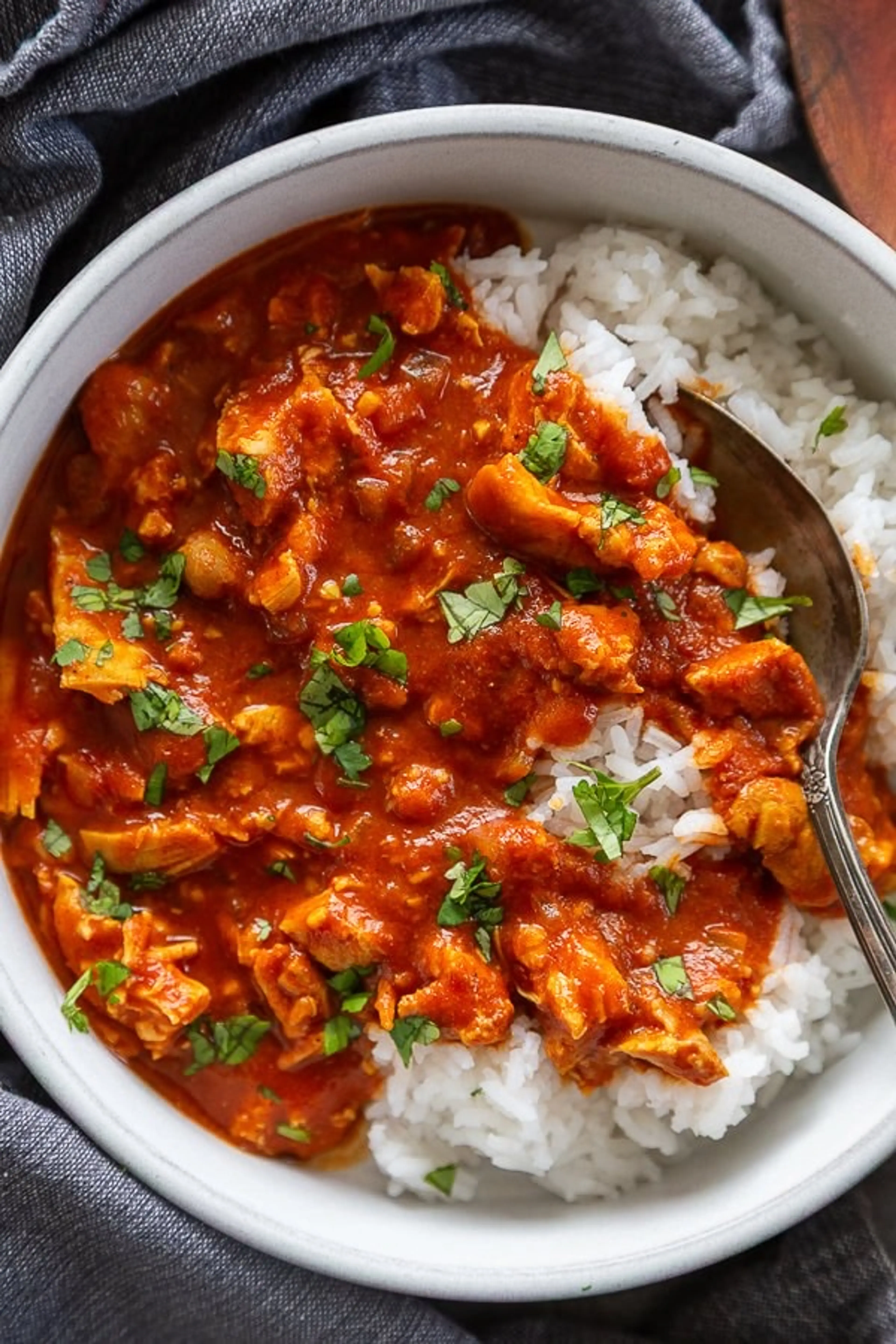 Healthy Slow Cooker Chicken Tikka Masala