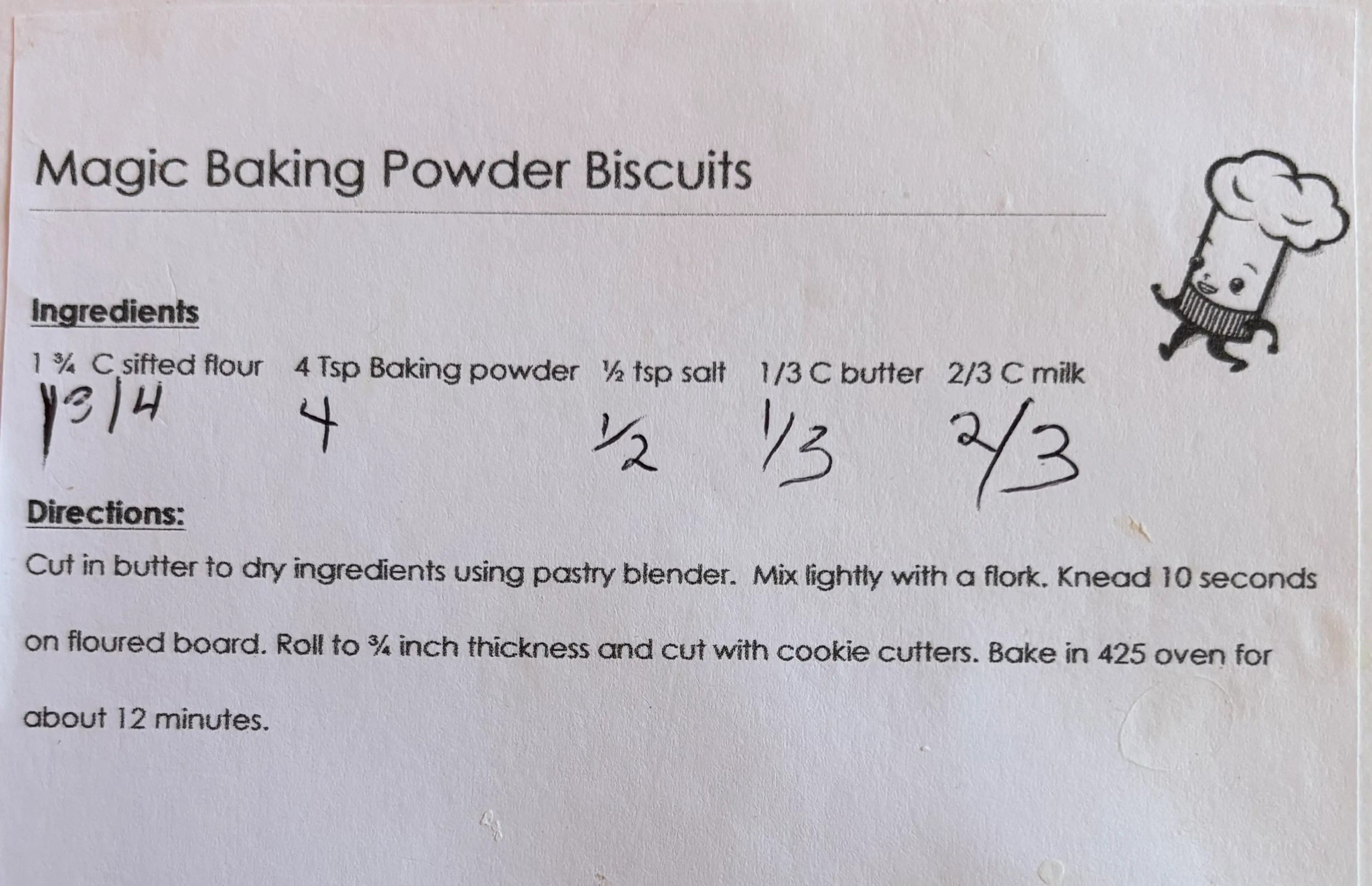 Magic Baking Powder Biscuits