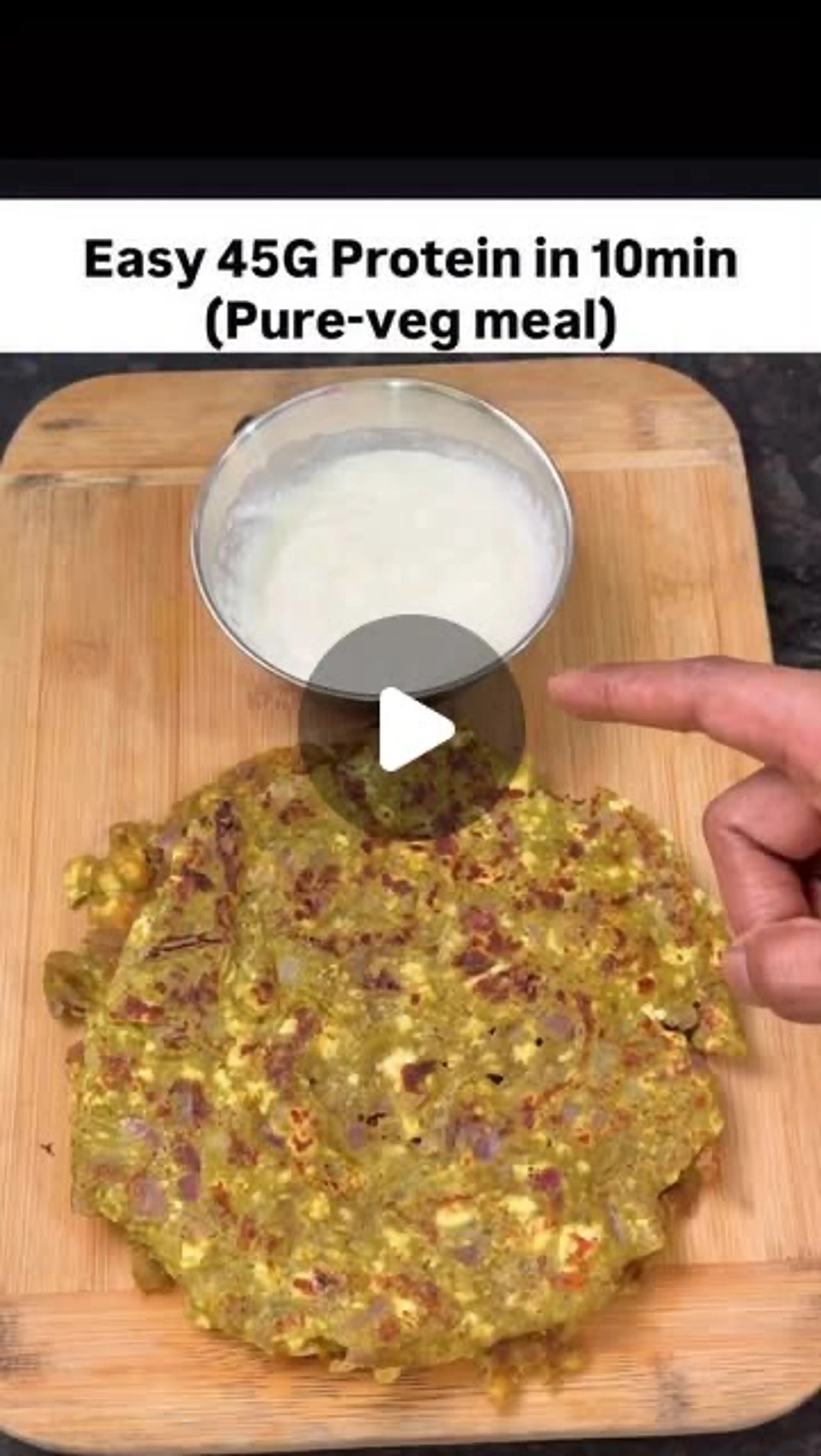 Mug paneer Flatbread