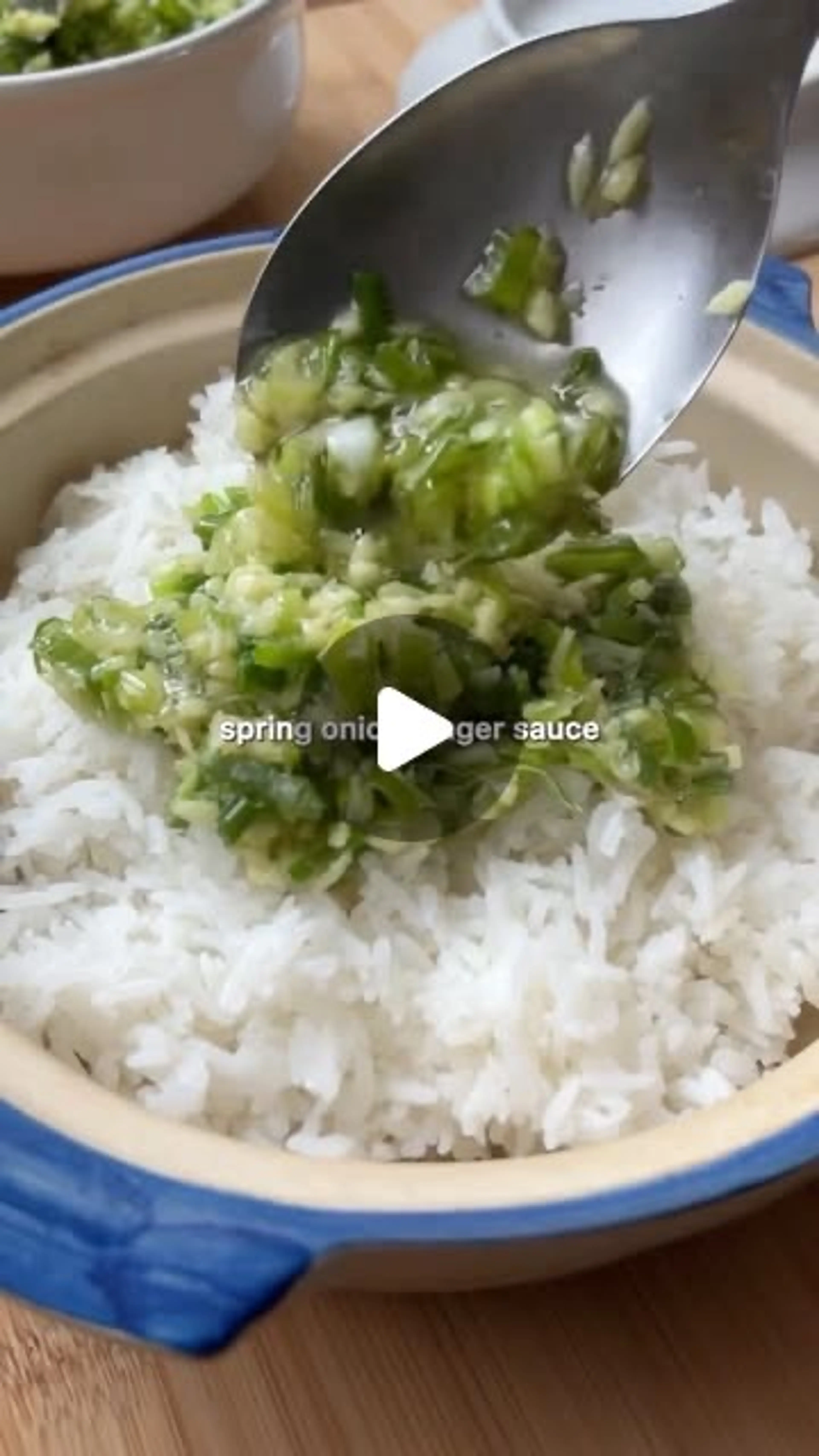Easy Spring Onion Ginger Rice