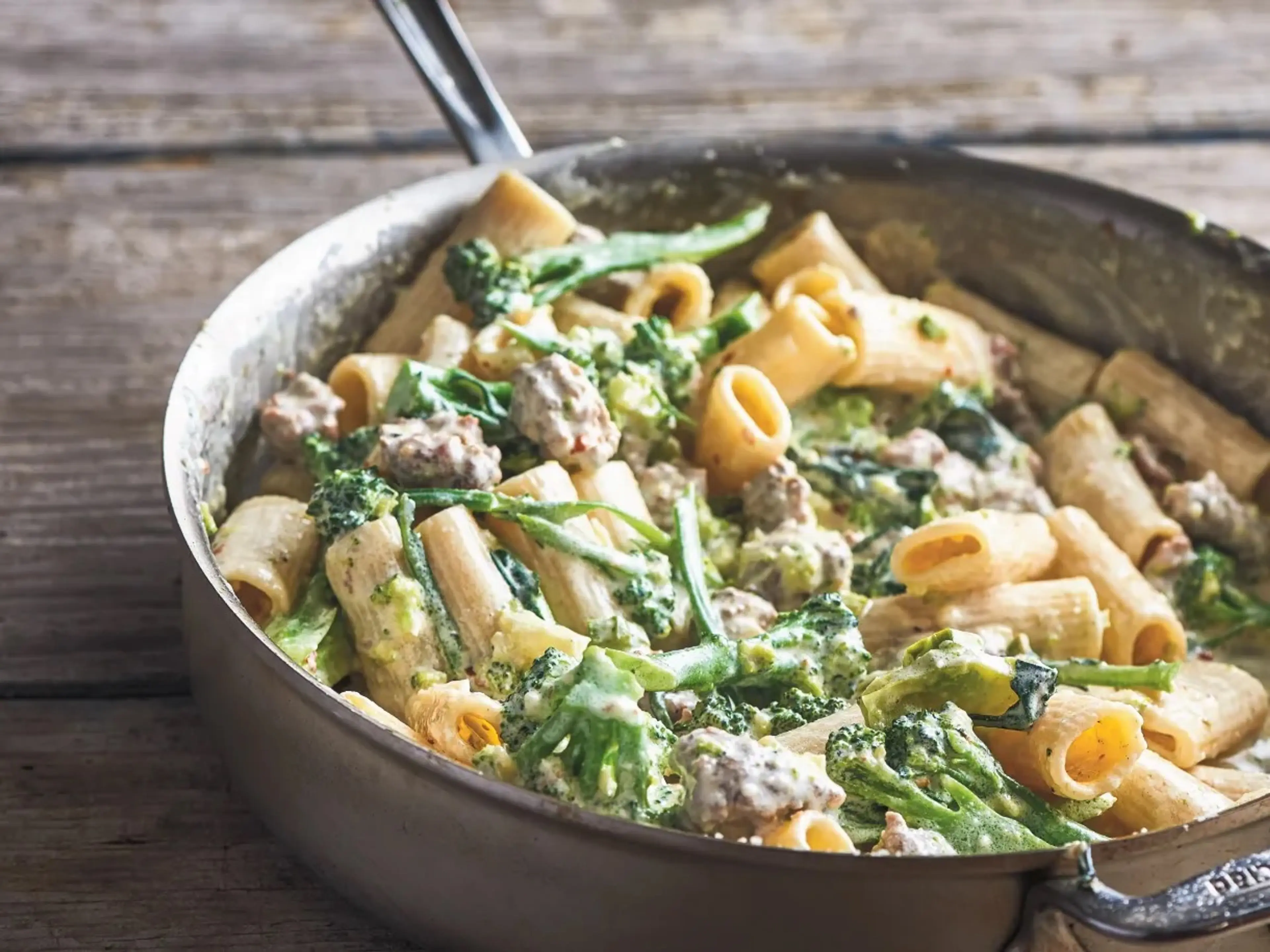 Creamy Sausage Rigatoni With Broccoli