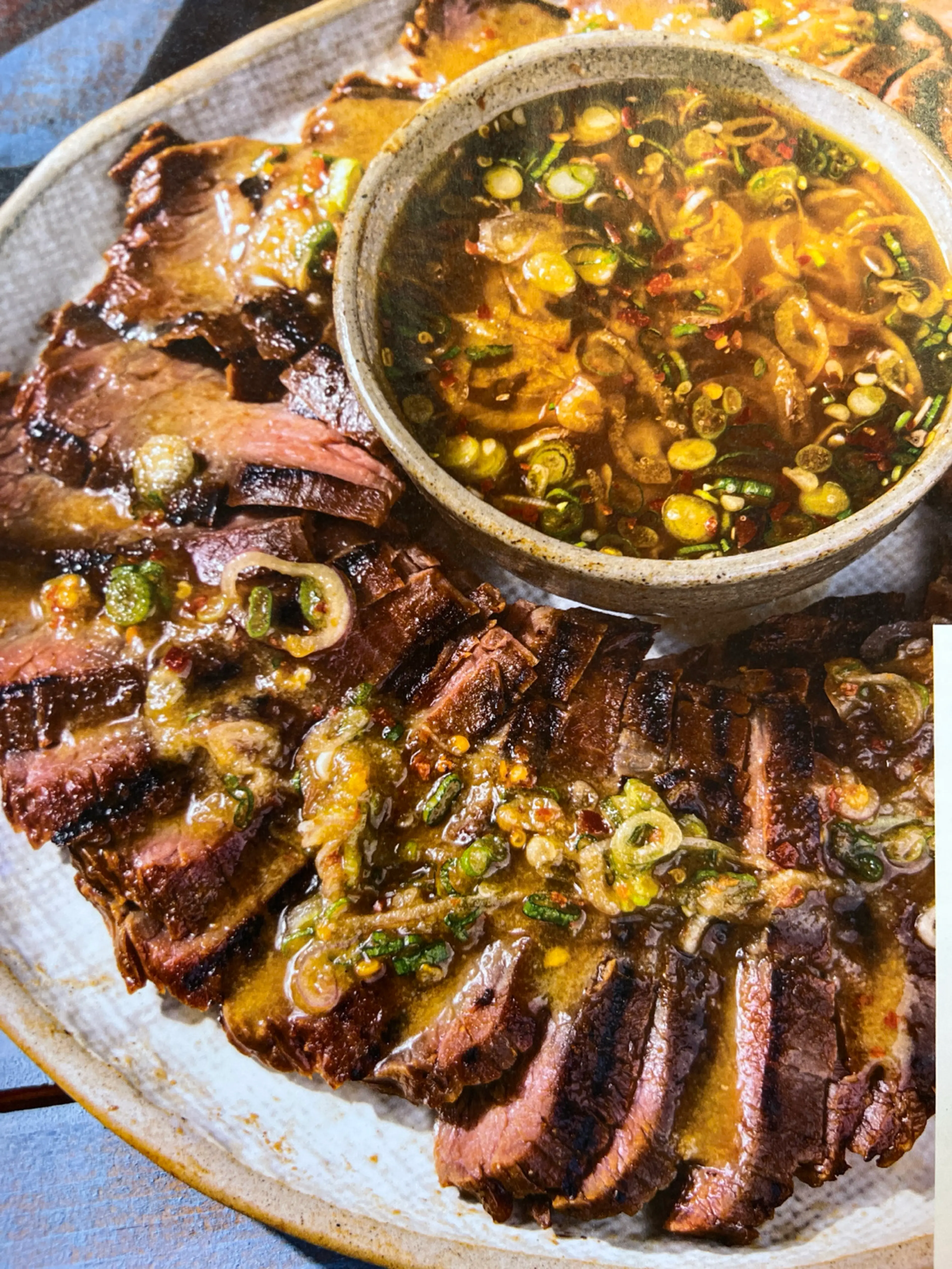 Ayara Thai–Inspired Grilled Flank Steak with Jaew Sauce