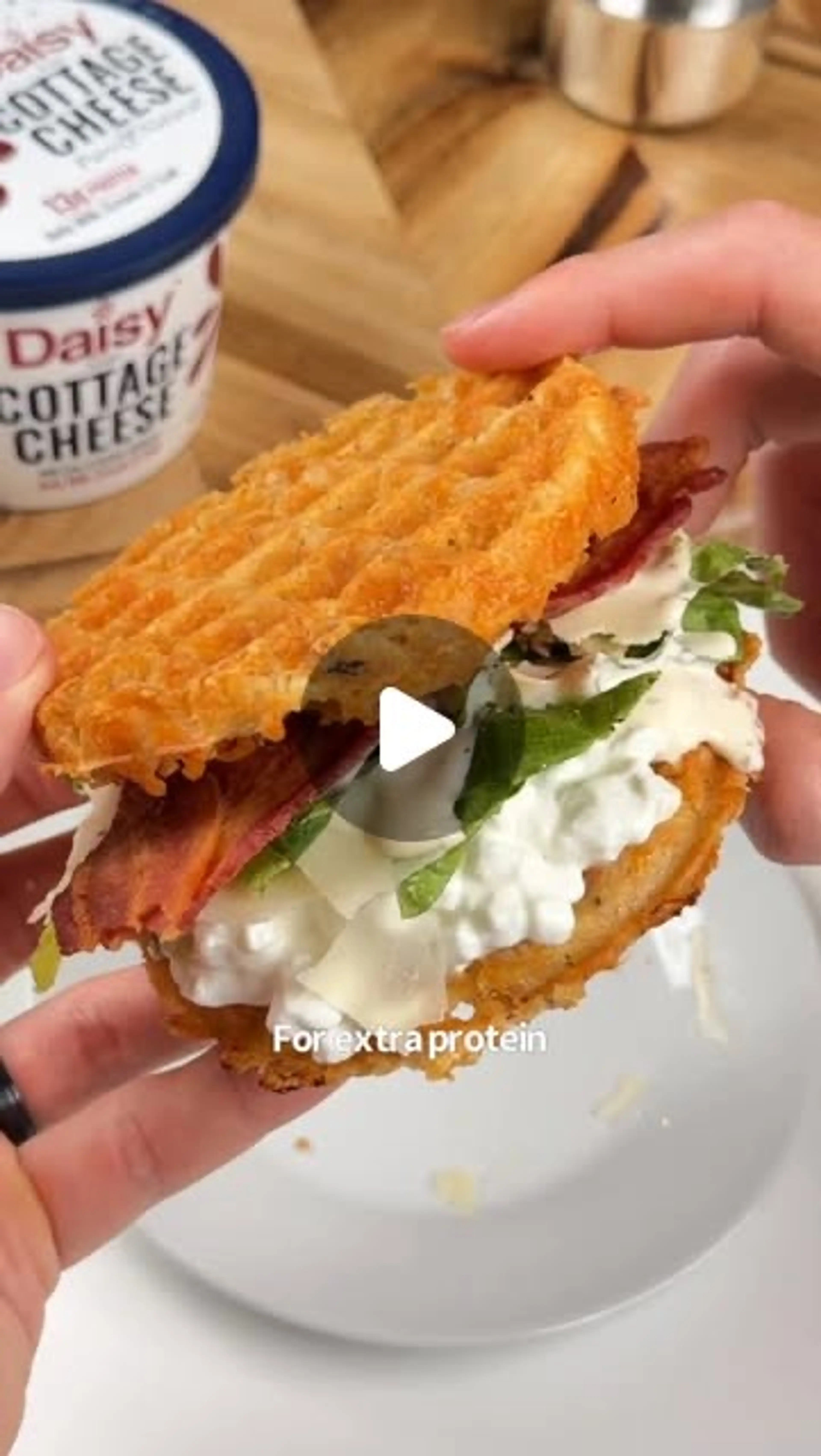 Say “yum” If You Would Eat This Chicken Bun Caesar Salad San