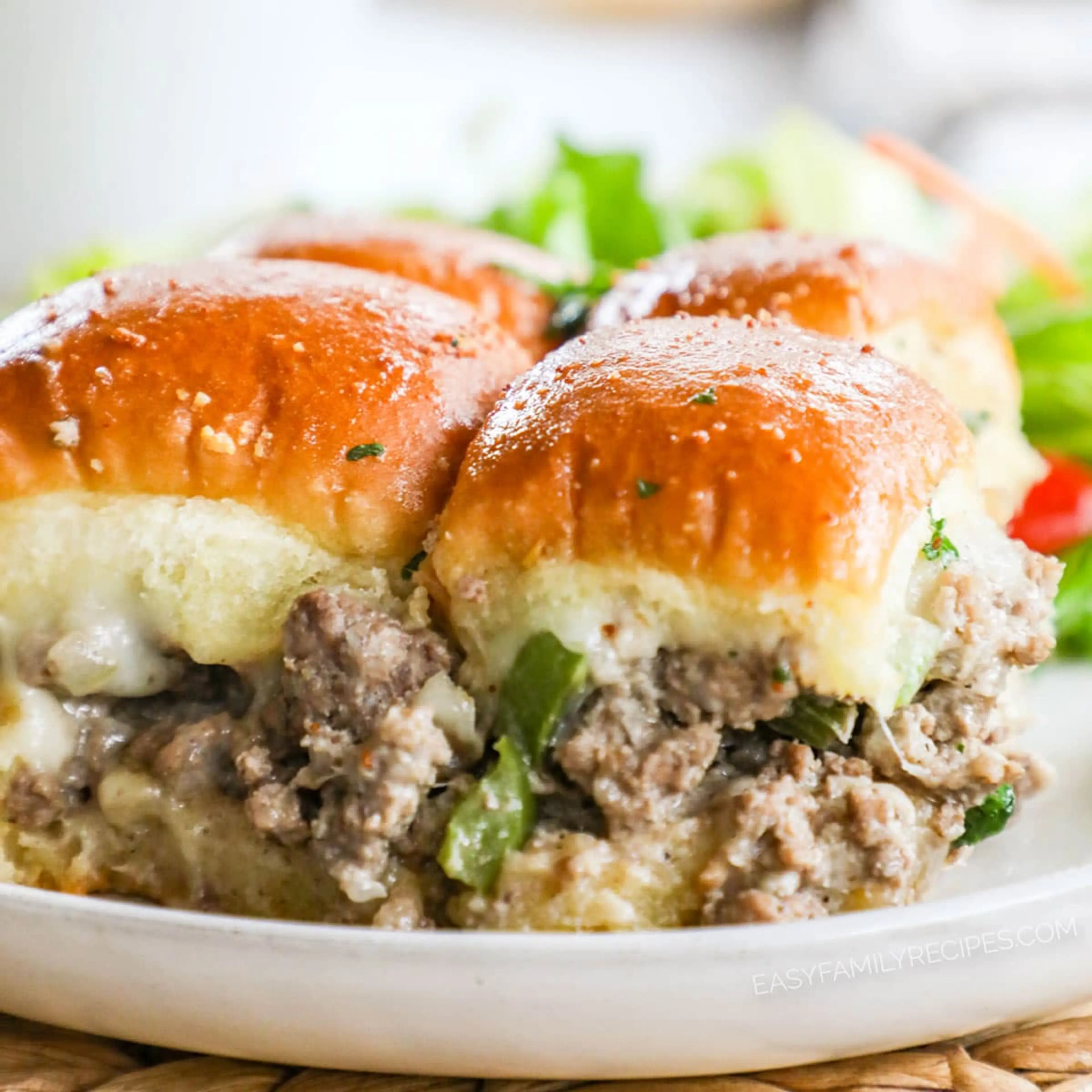 Philly Cheesesteak Sliders