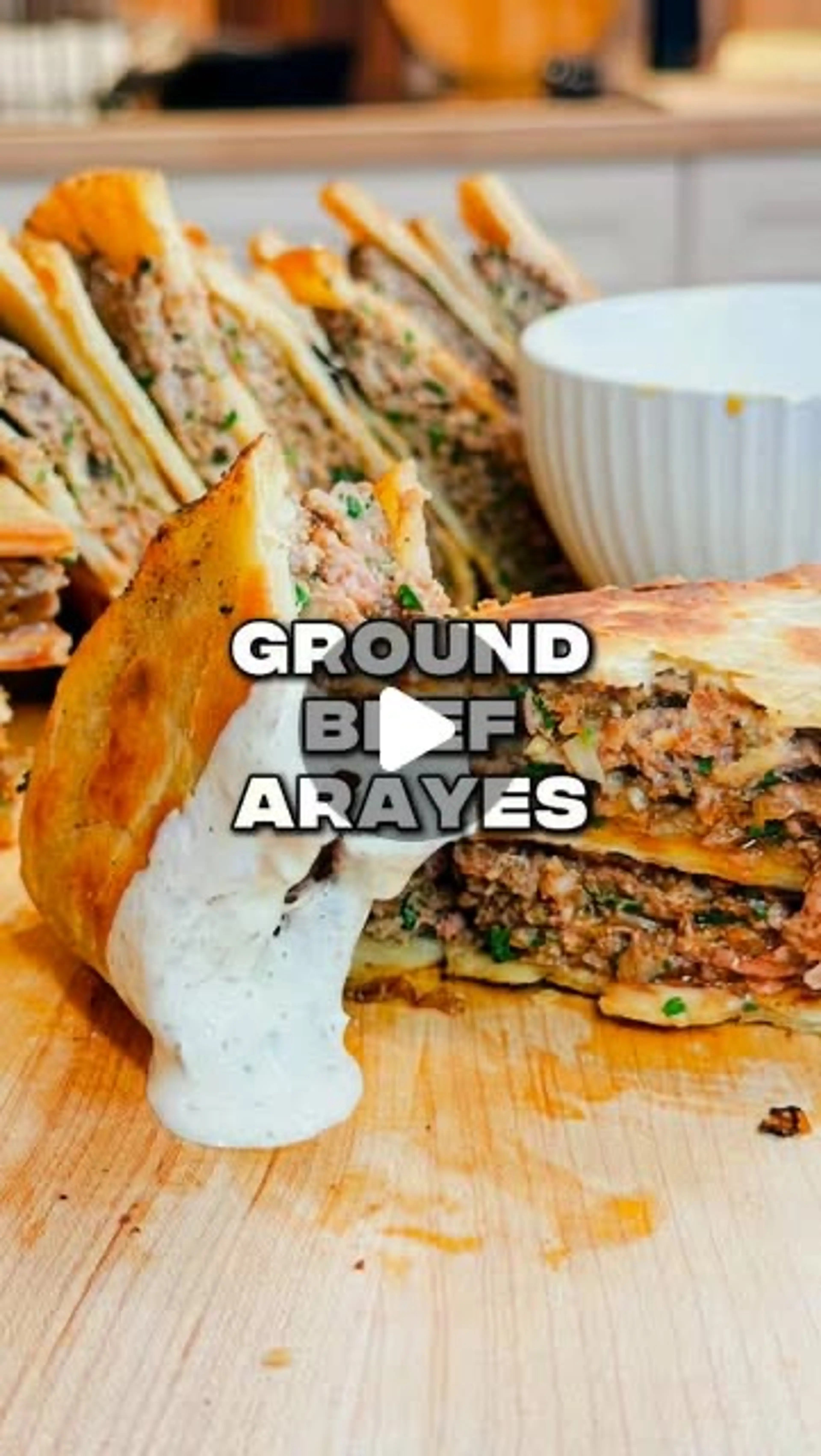 Ground Beef Arayes Recipe