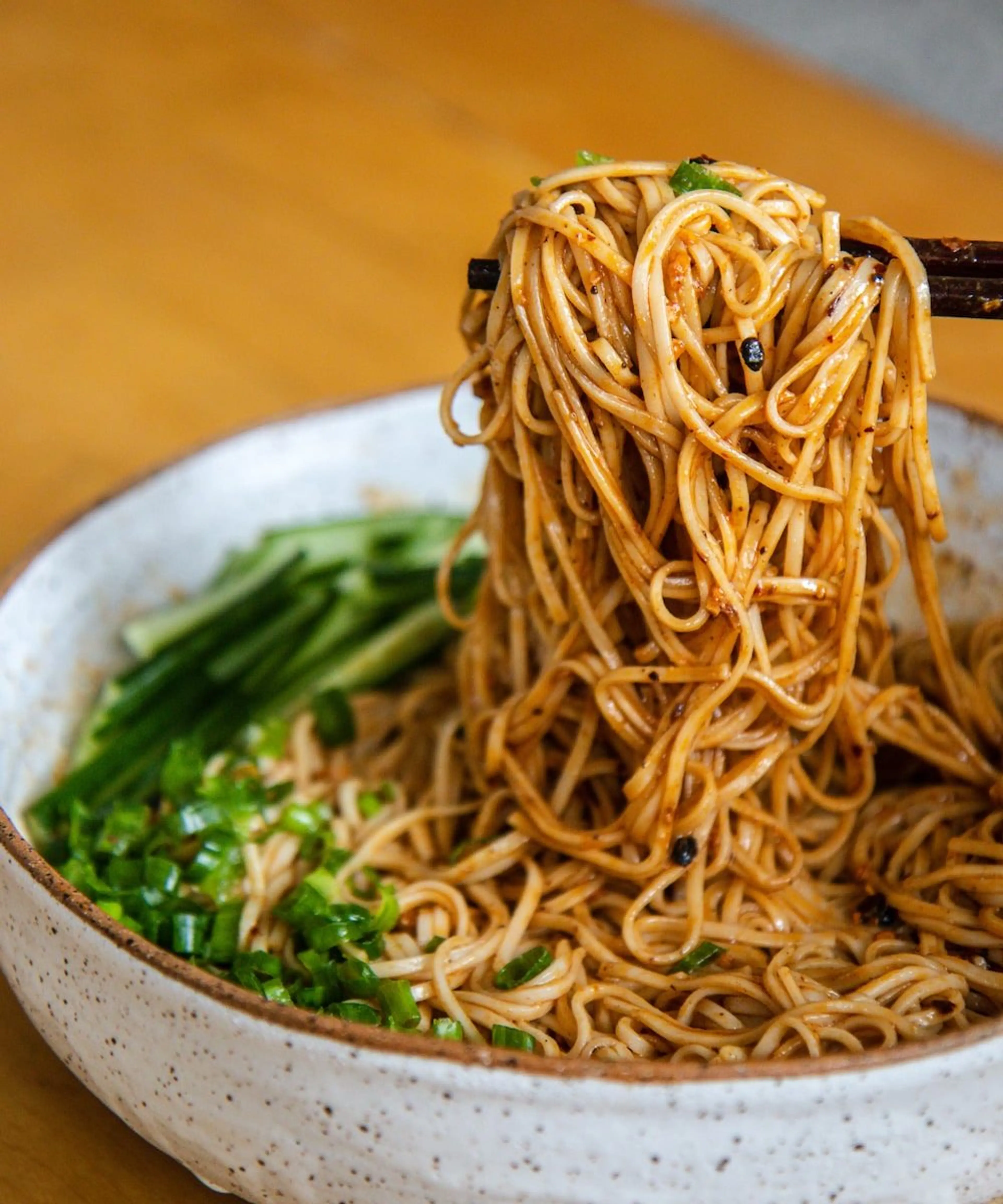 Spicy Sichuan Cold Noodles (Quick Version)