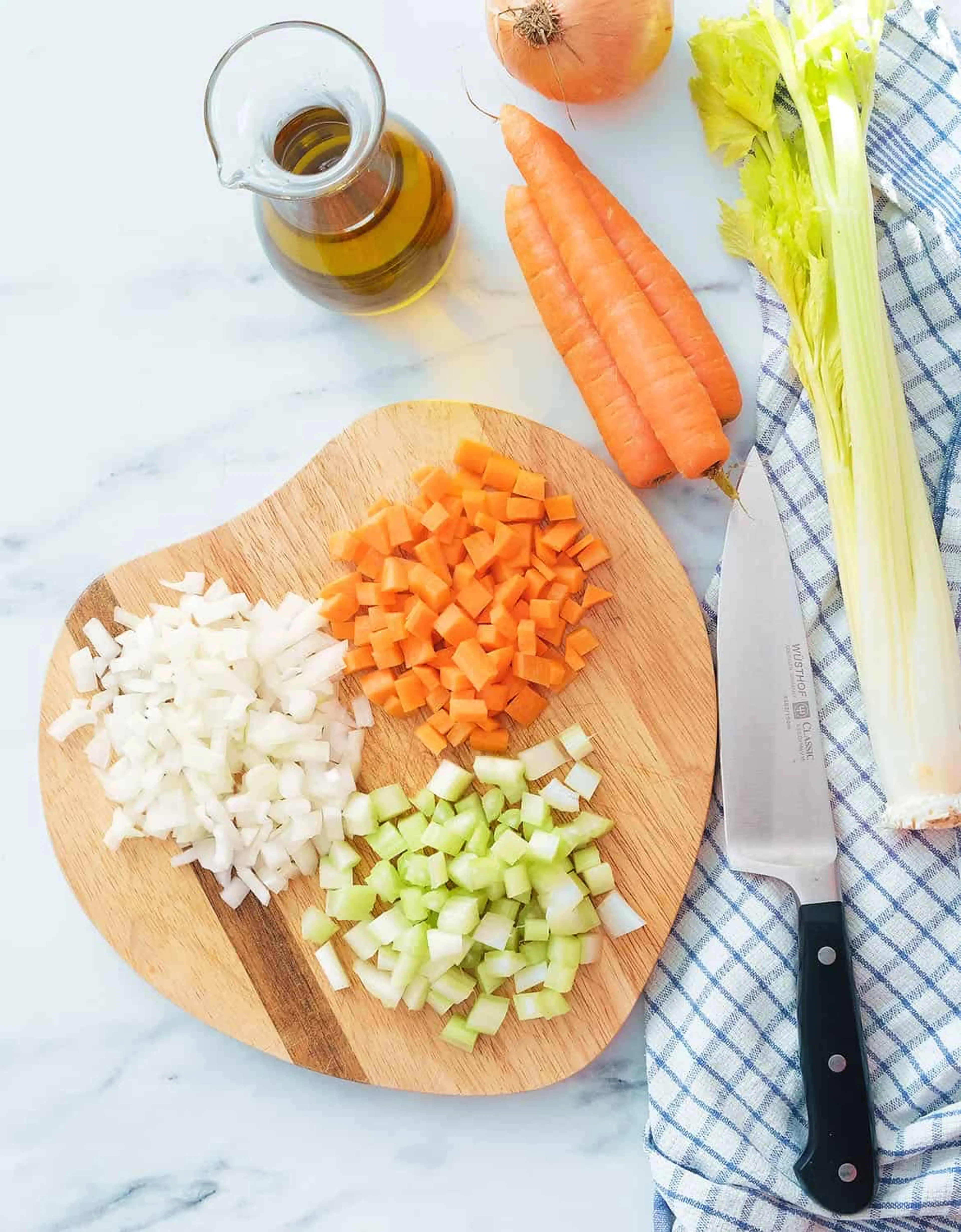 Soffritto recipe, the Italian way.