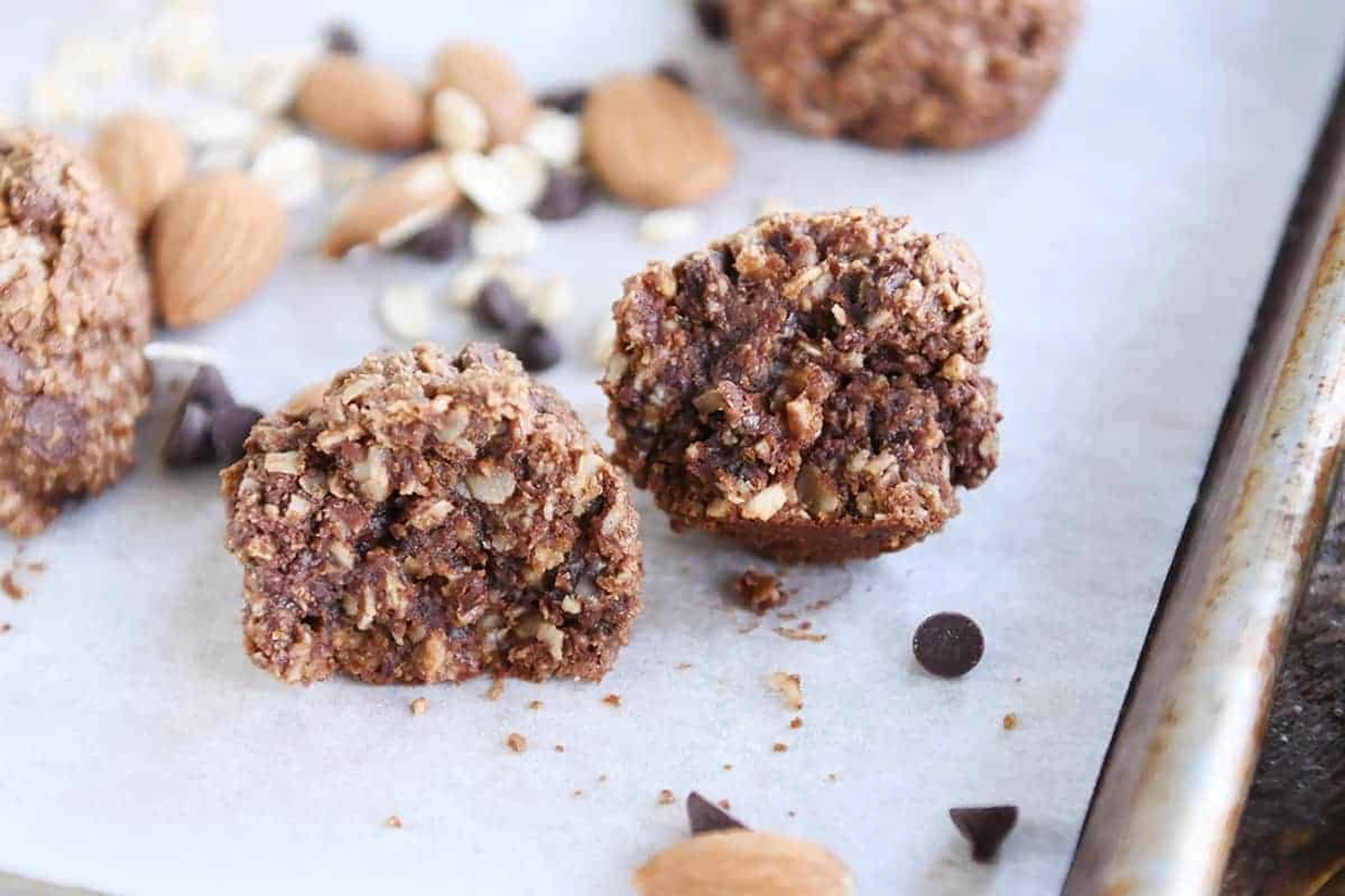Chocolate Peanut Butter Brownie Granola Bites