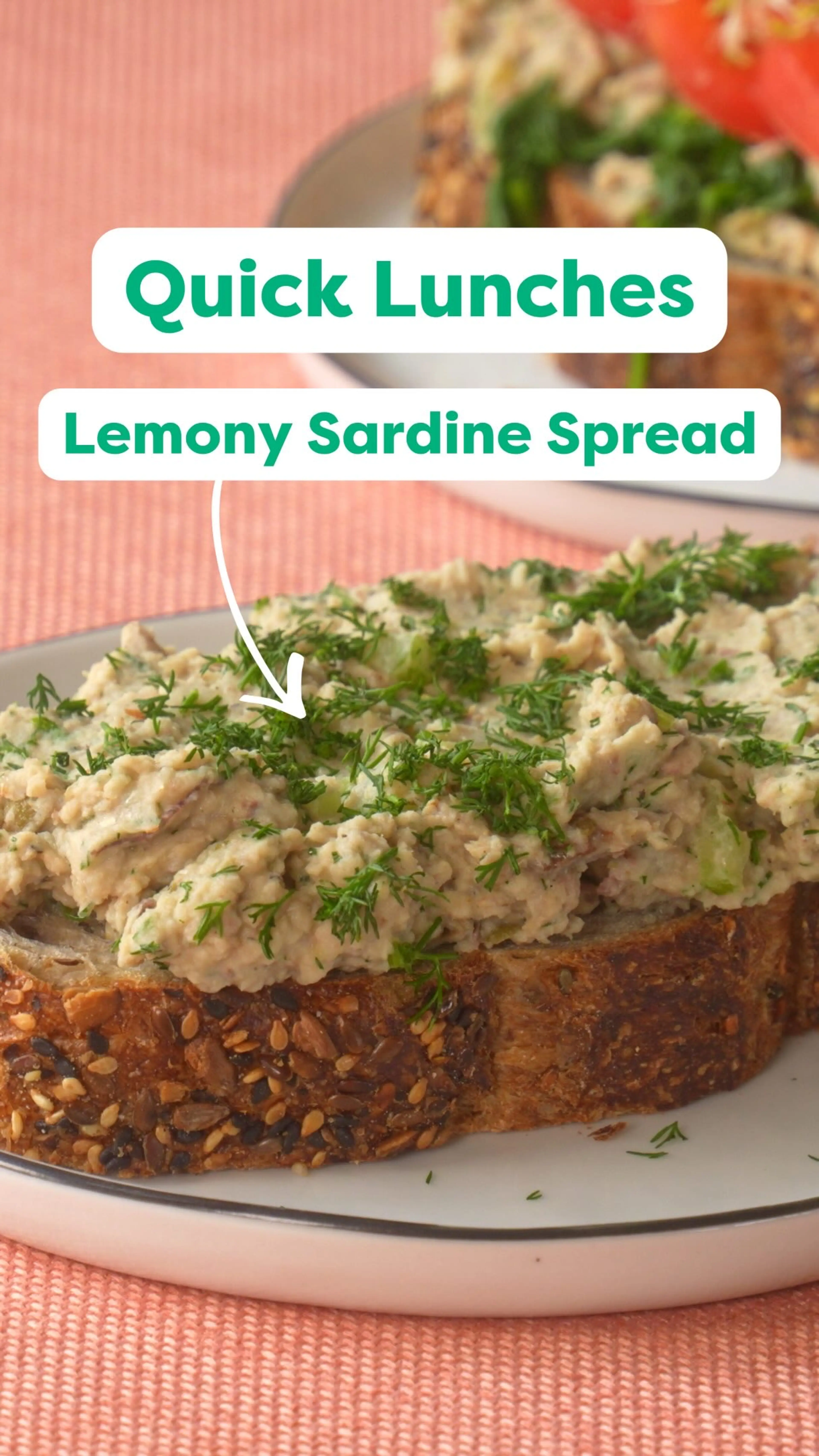 Butter Bean Hummus Sardine Spread