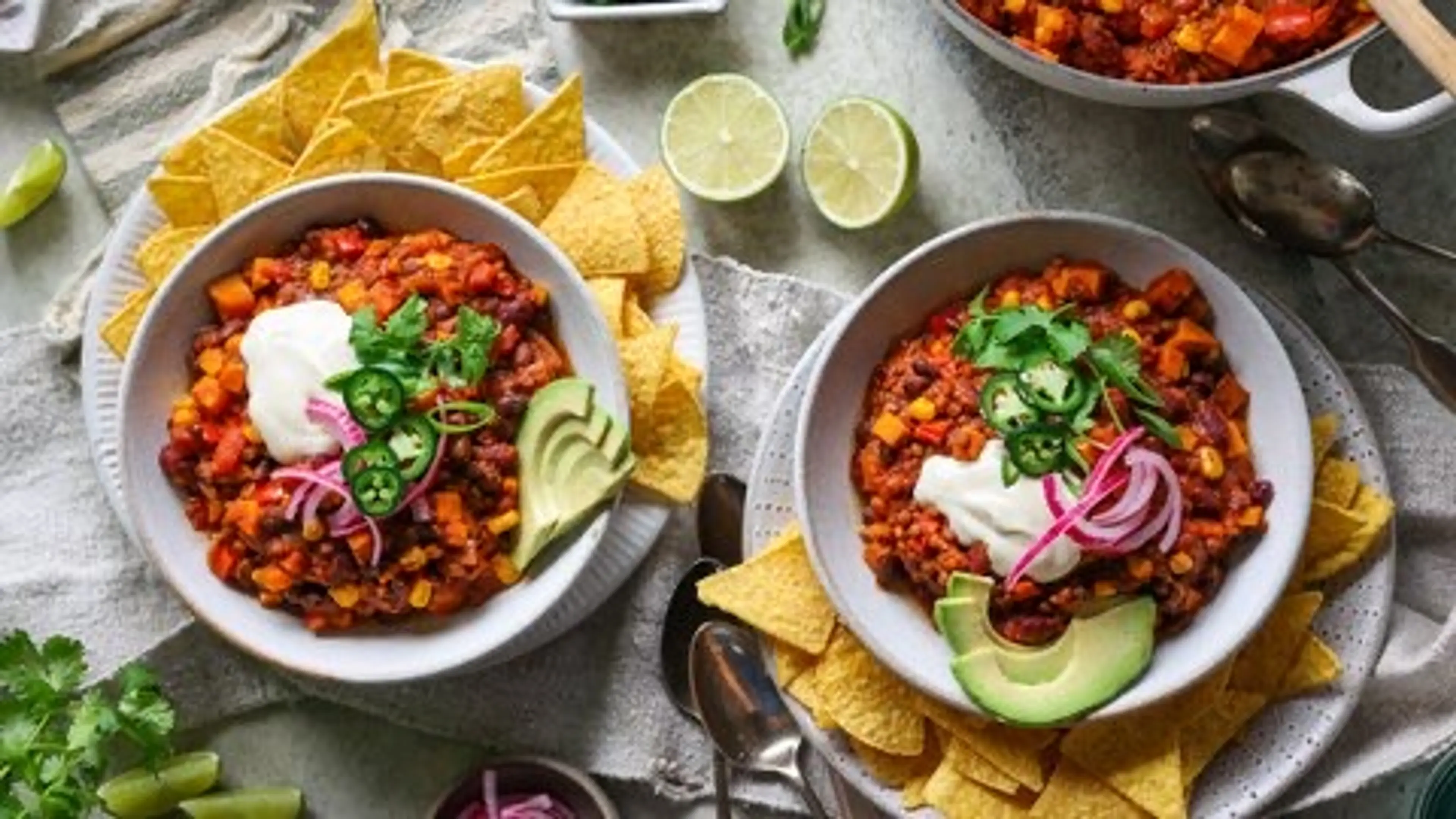 Sweet Potato Spiced Chili