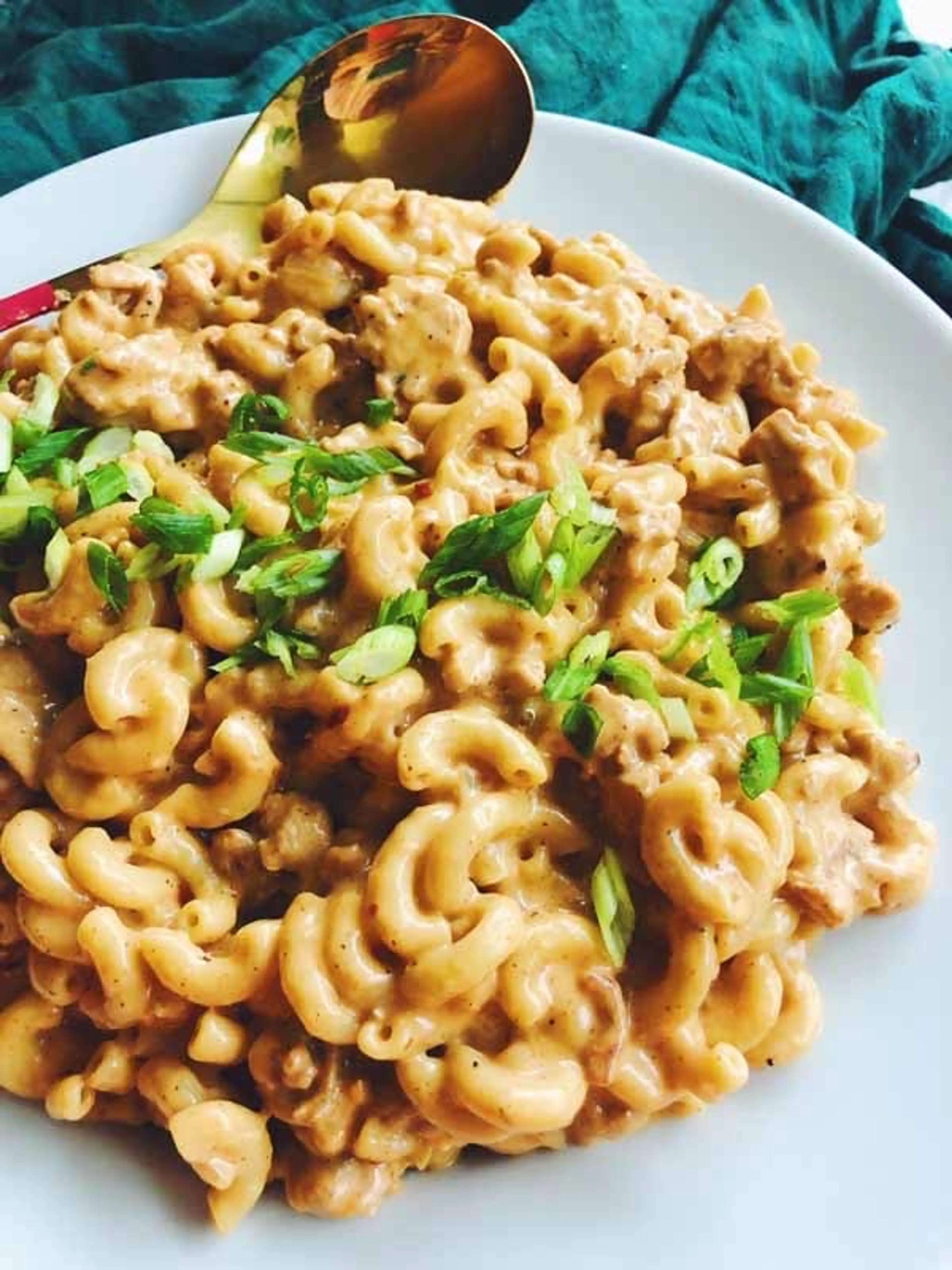 Cheesy Homemade Hamburger Helper with Turkey