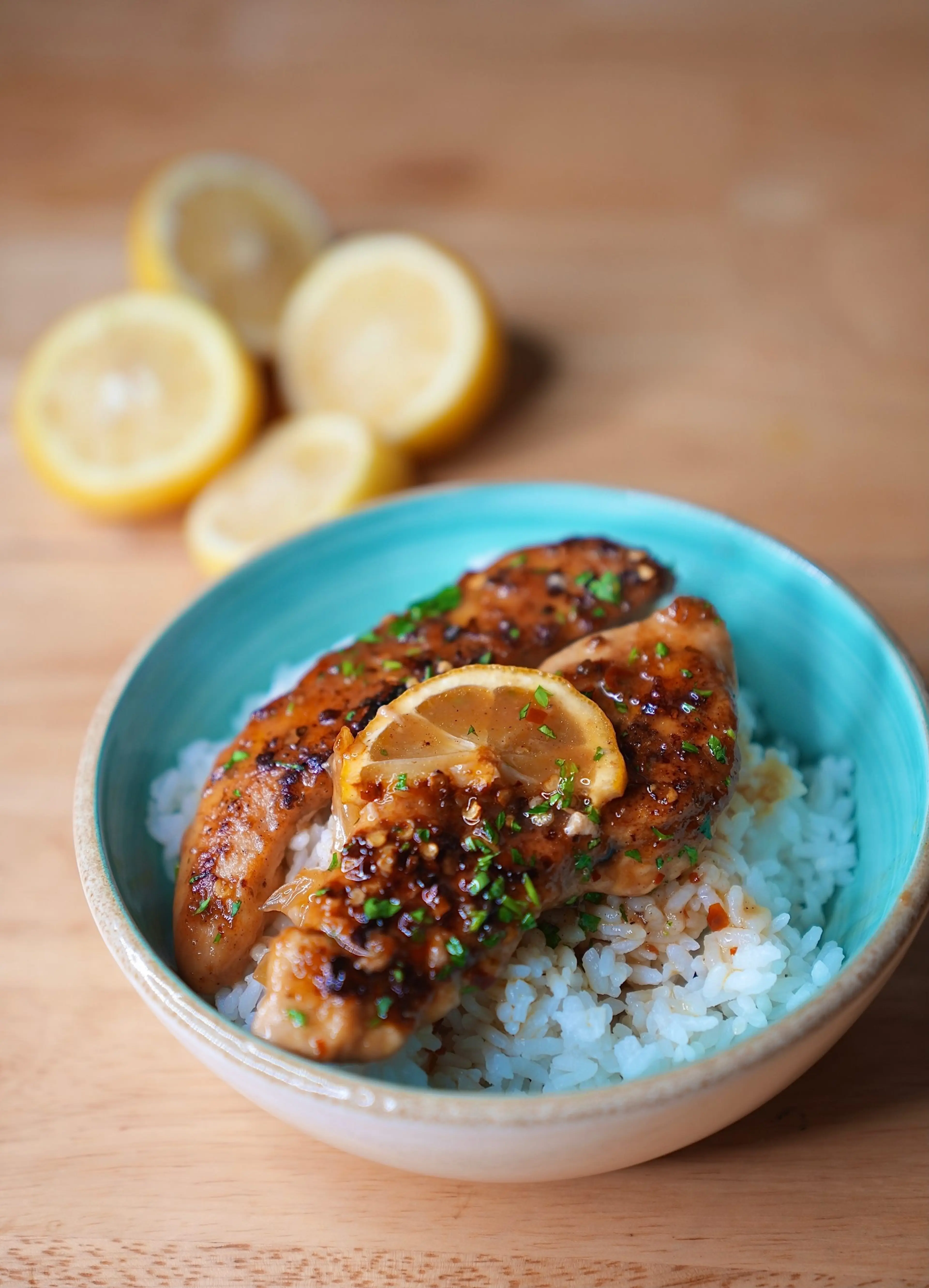 Honey Lemon Chicken.