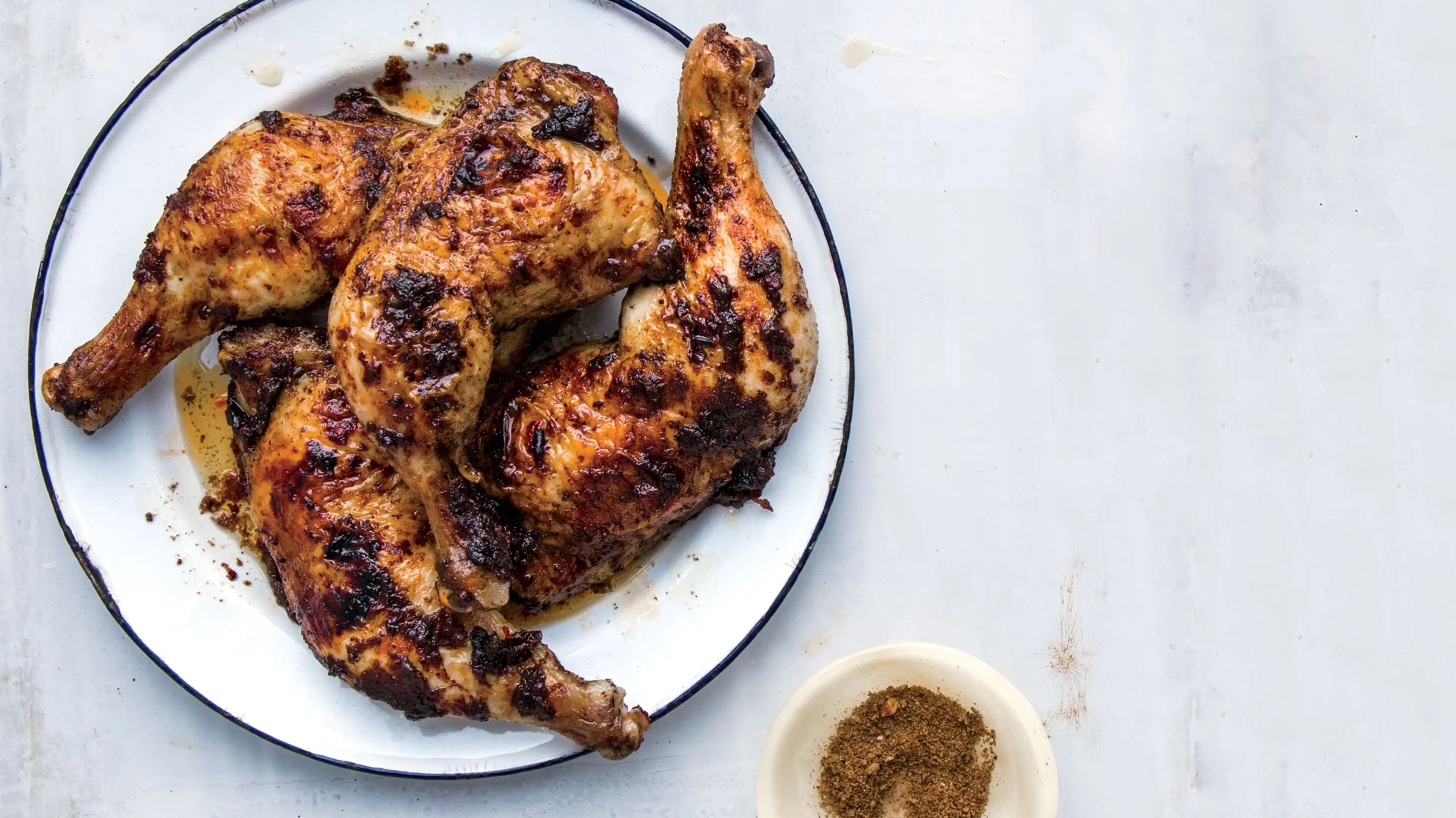 Oven-Roasted Jerk Chicken Legs