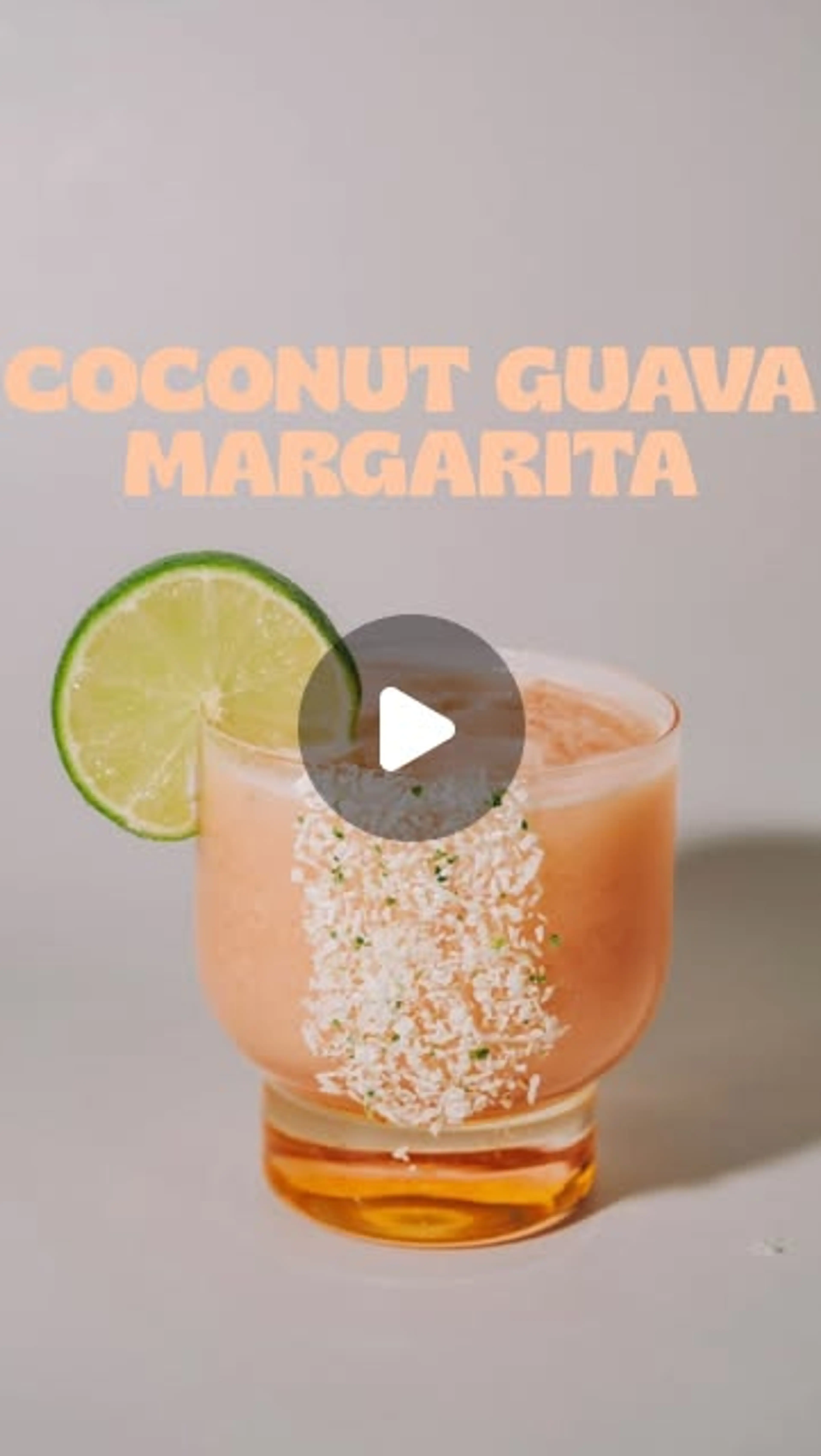 Coconut Guava Margarita