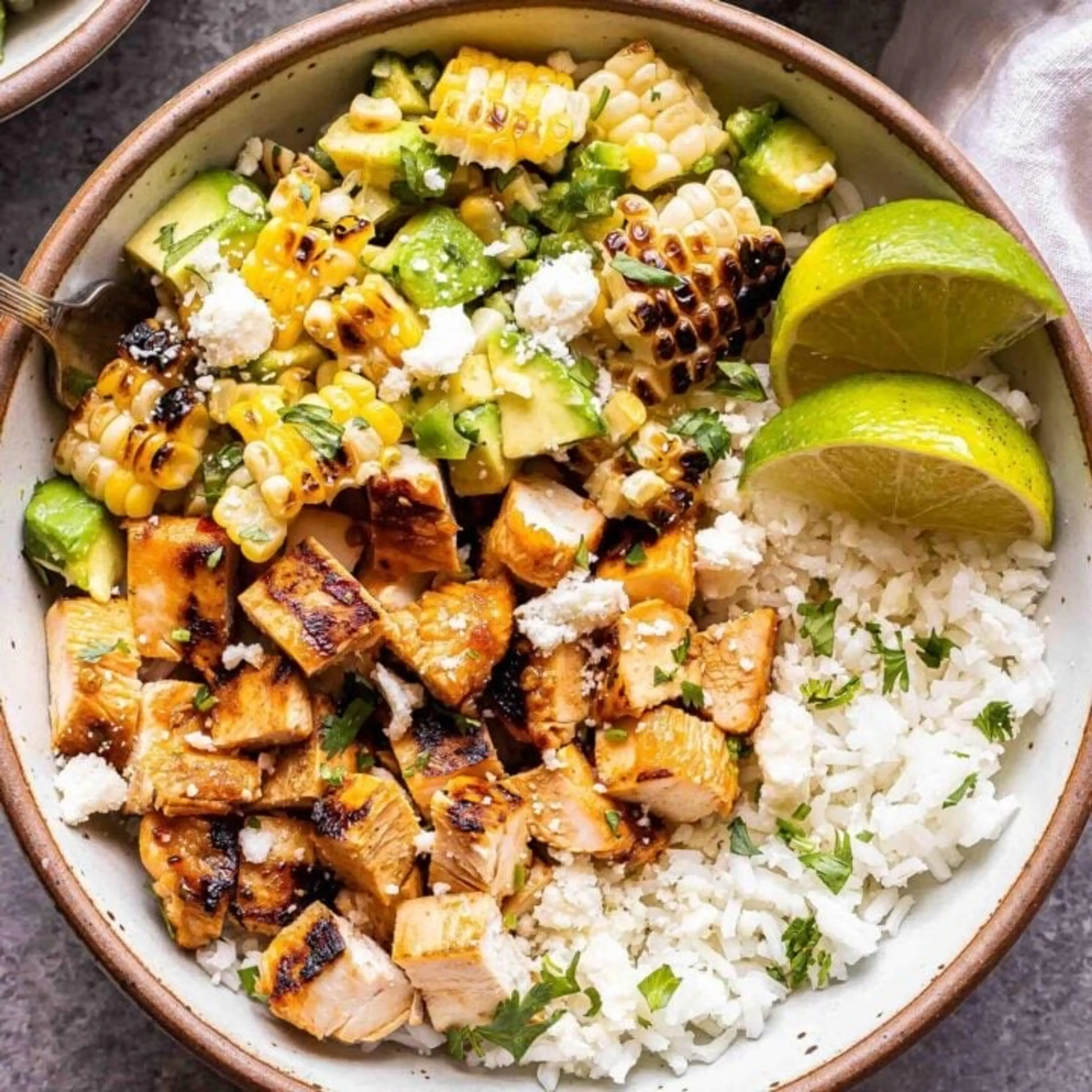 Honey Chipotle Chicken Rice Bowls