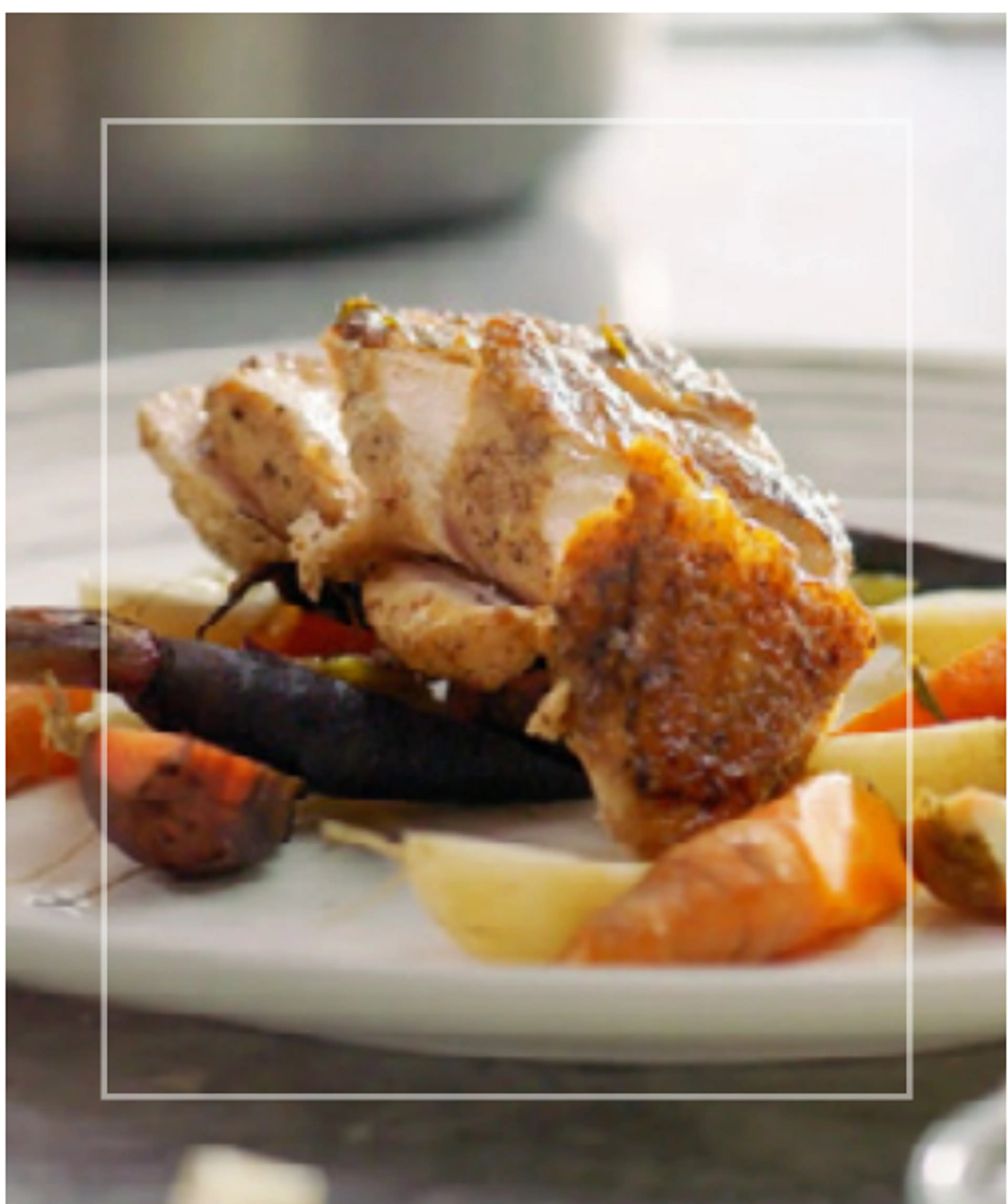 Chicken Supreme with Root Vegetables