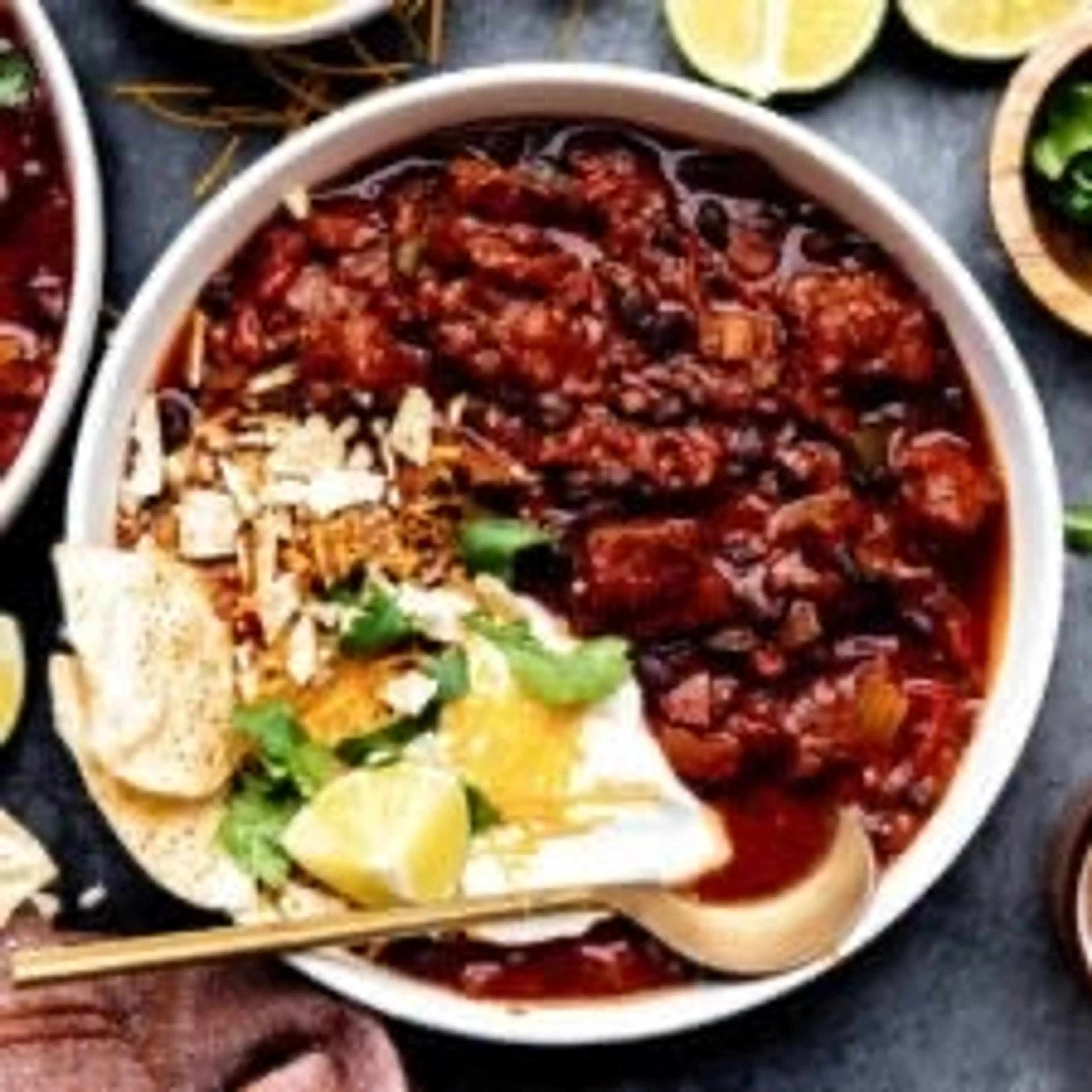 Fall-Apart Tender Braised Beef Chili