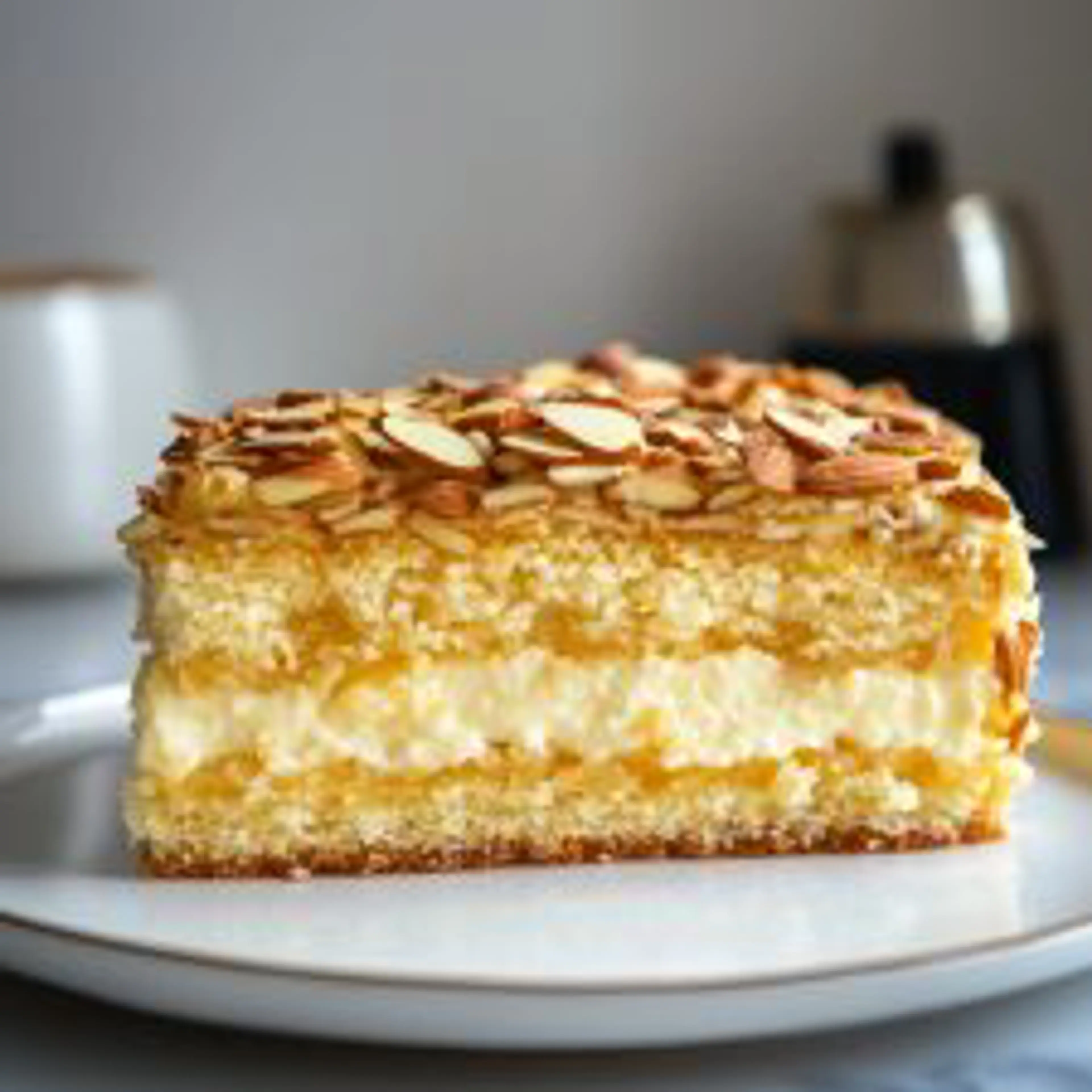 German Bee Sting Cake Recipe (Bienenstich Kuchen)
