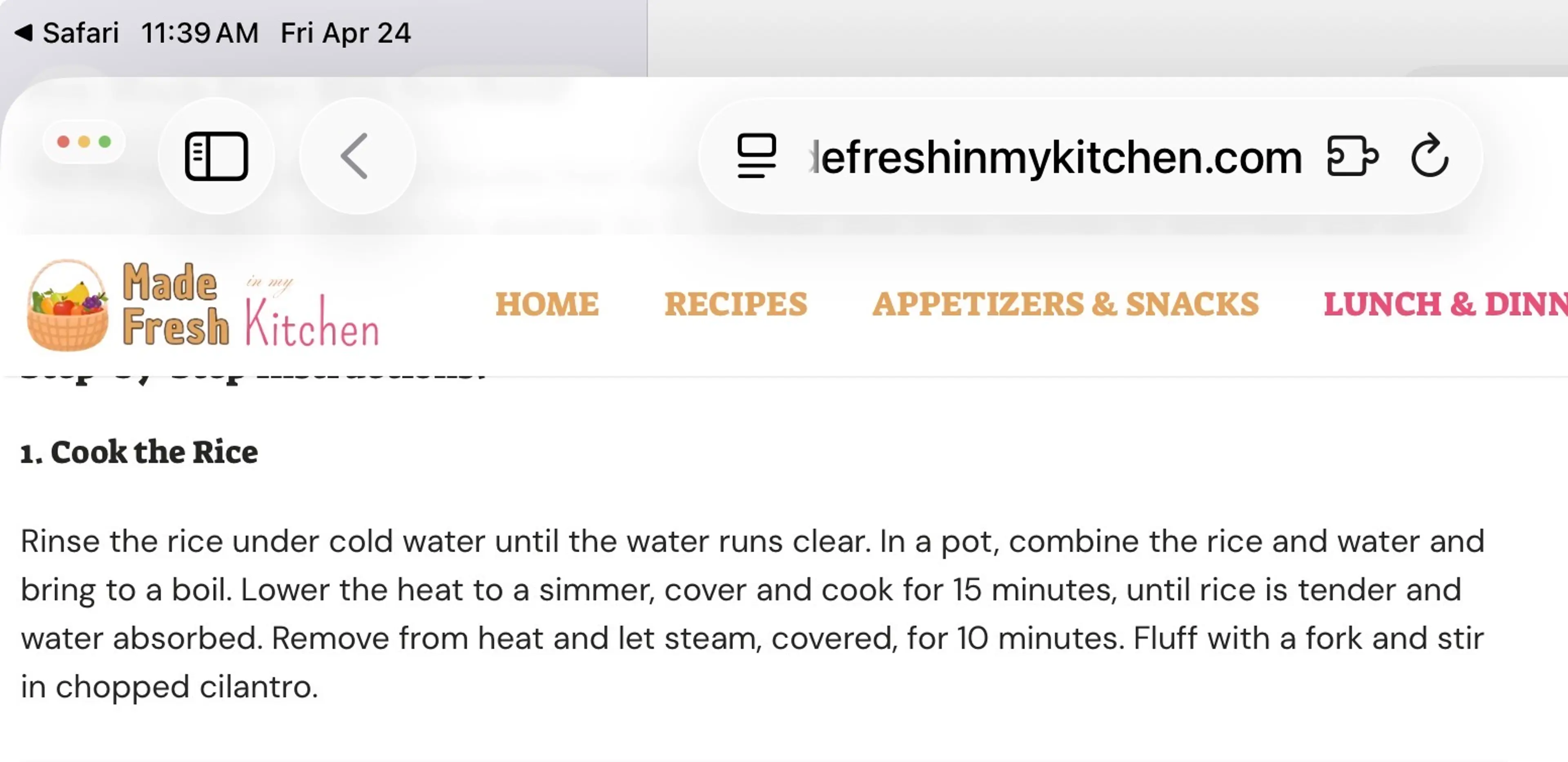 Honey Lime Chicken Stacks