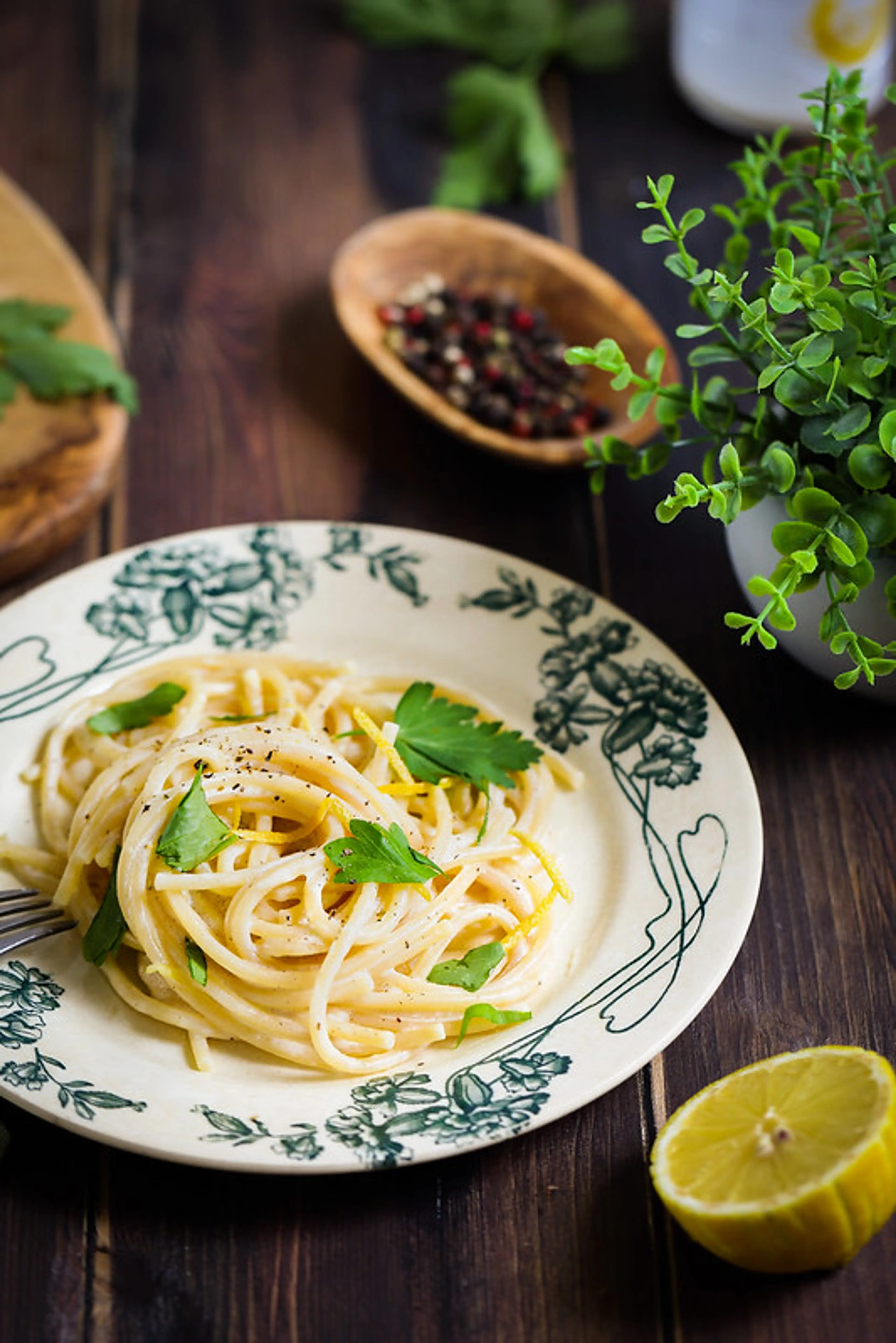 Pâtes au citron à l'italienne