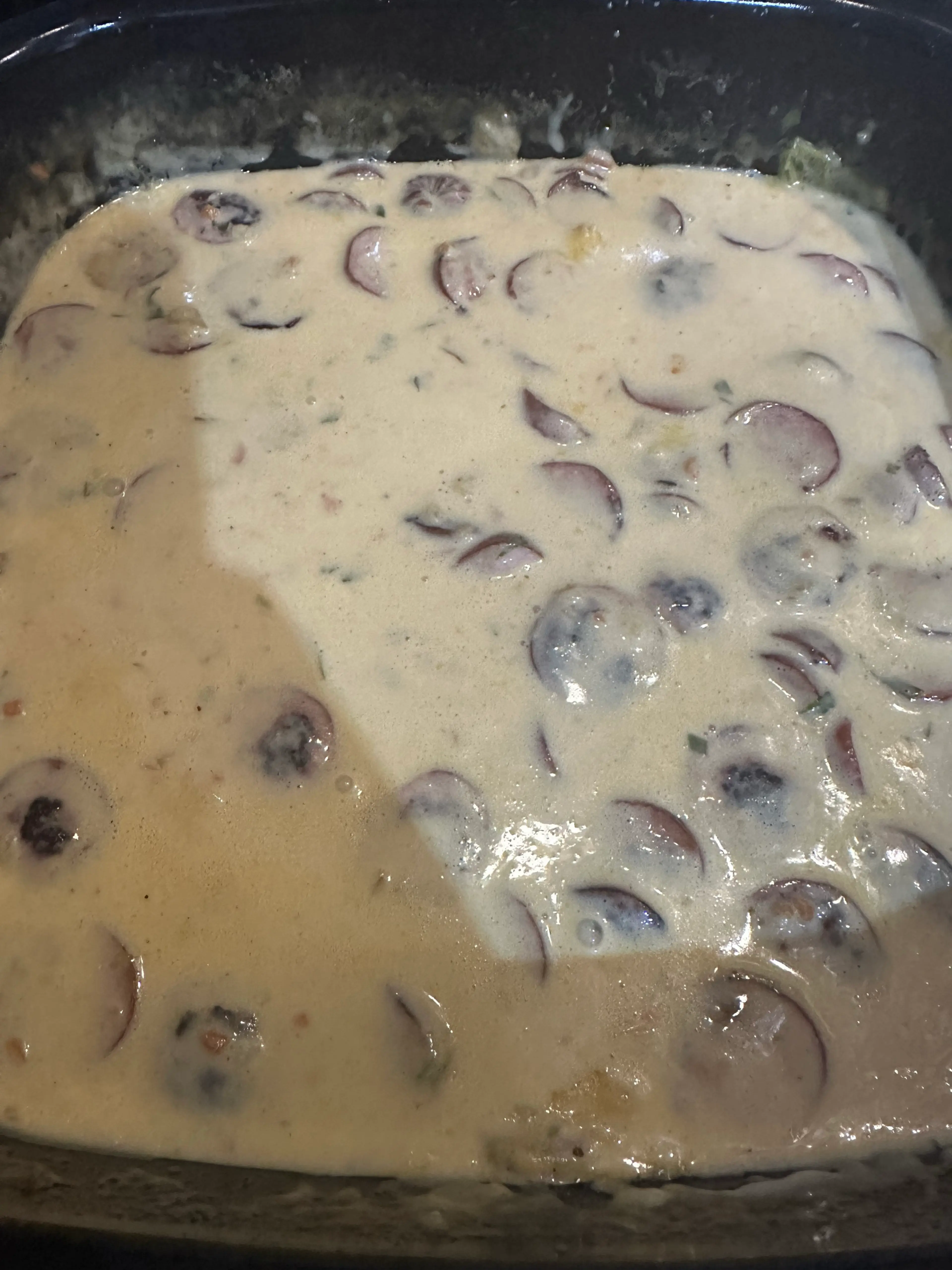 Cheesy Potato And Smoked Sausage Soup