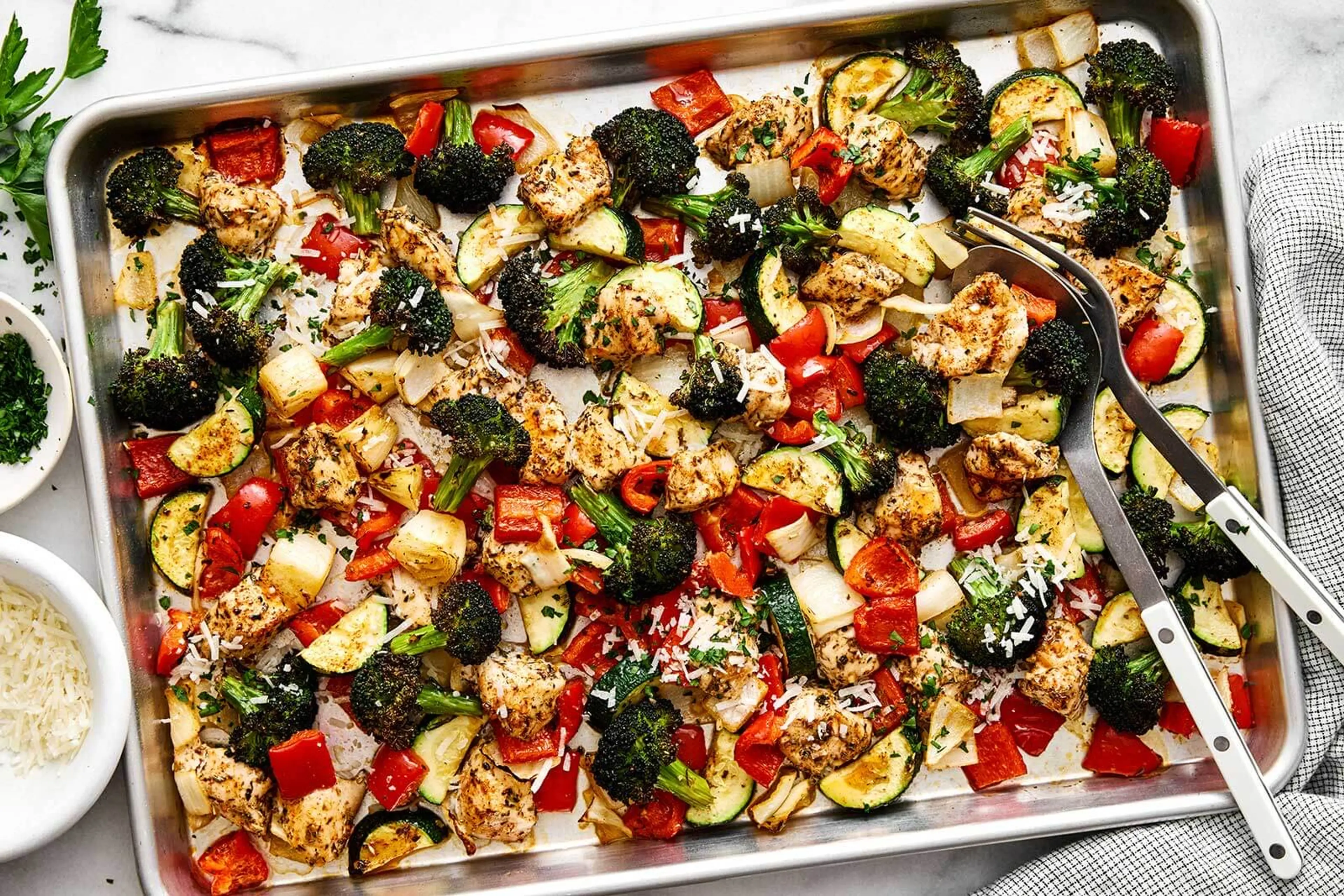Italian Sheet Pan Chicken Breast