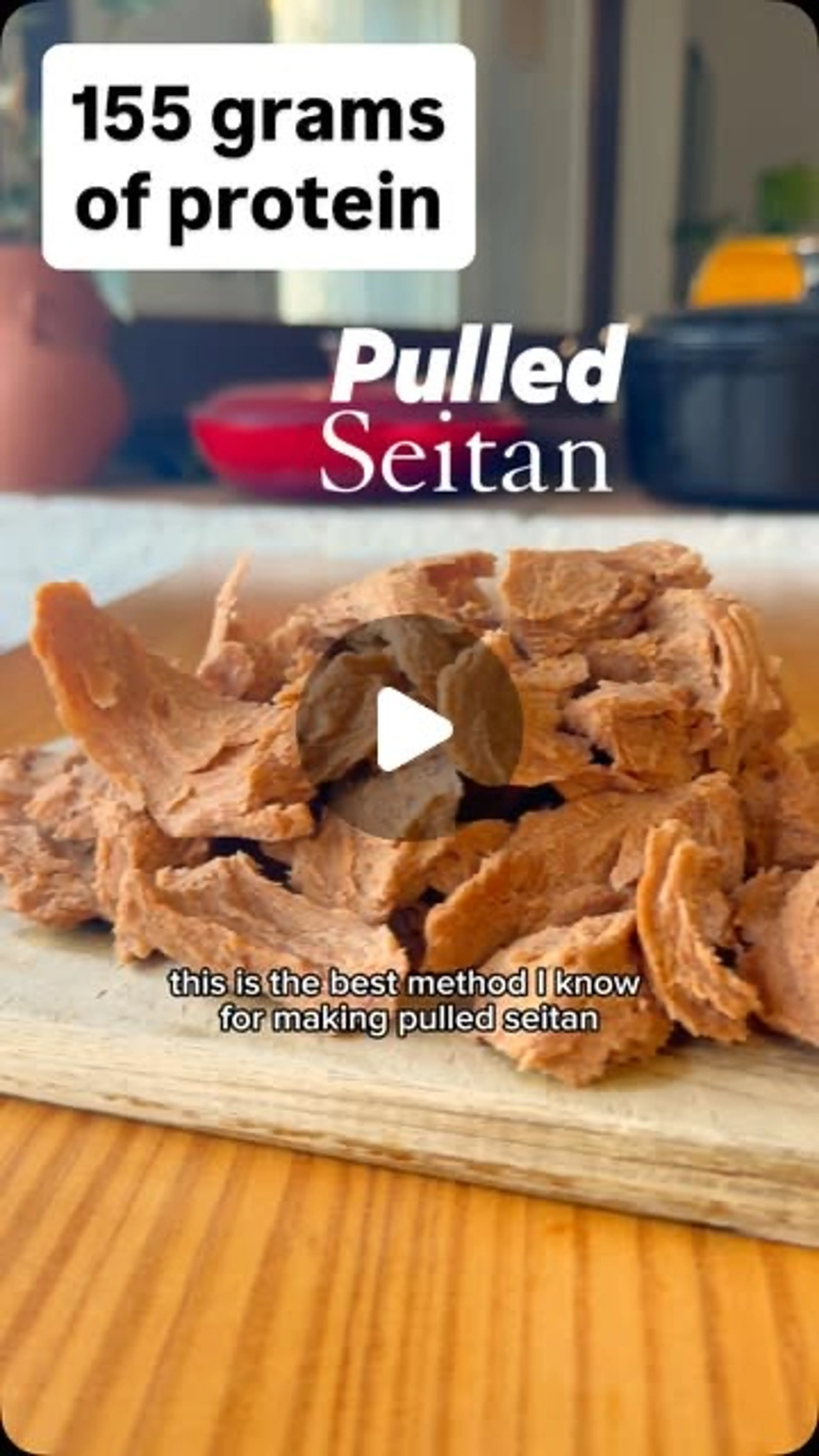 Best Pulled Seitan Method