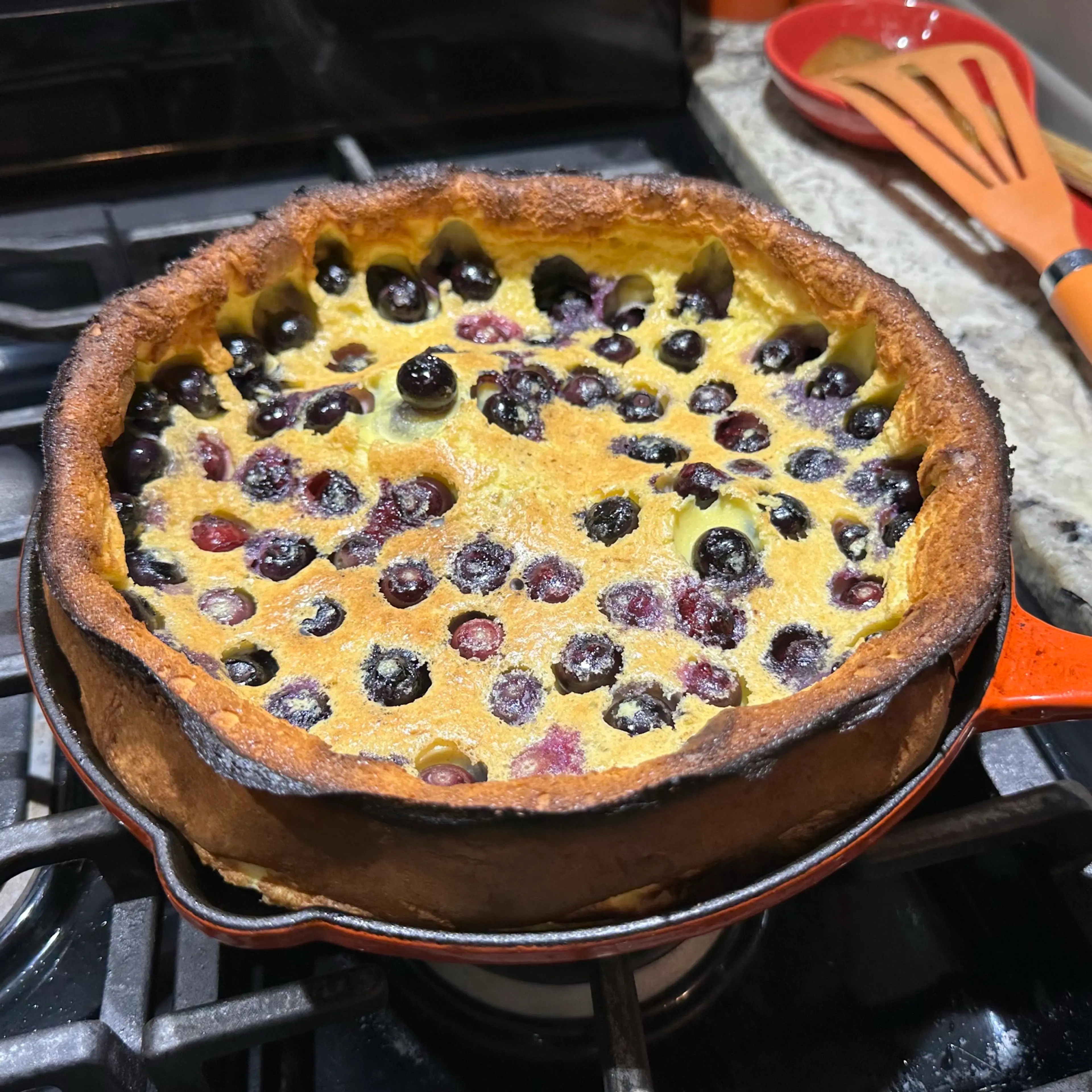 Blueberry and Lemon Dutch Baby