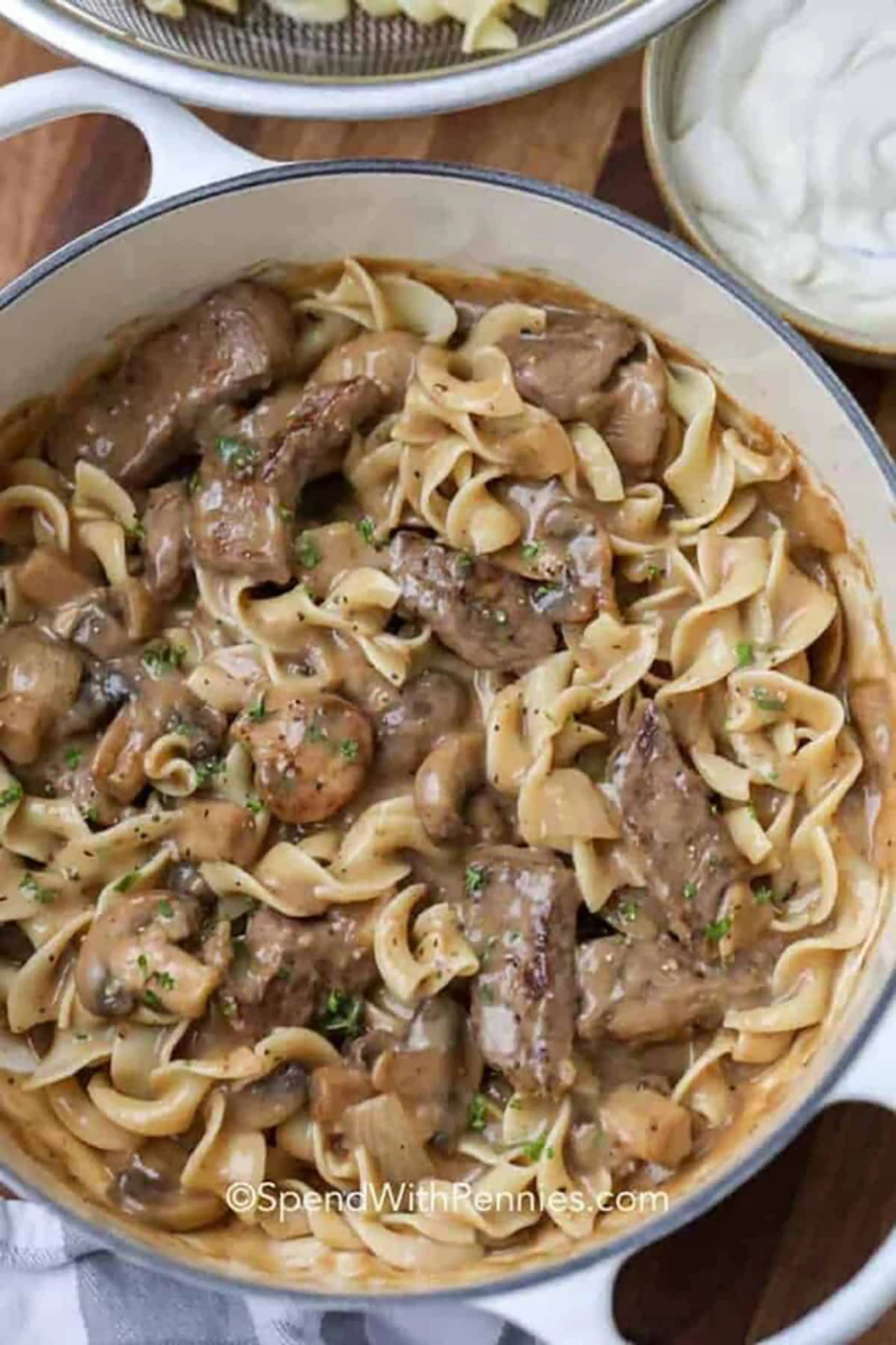 Beef Stroganoff