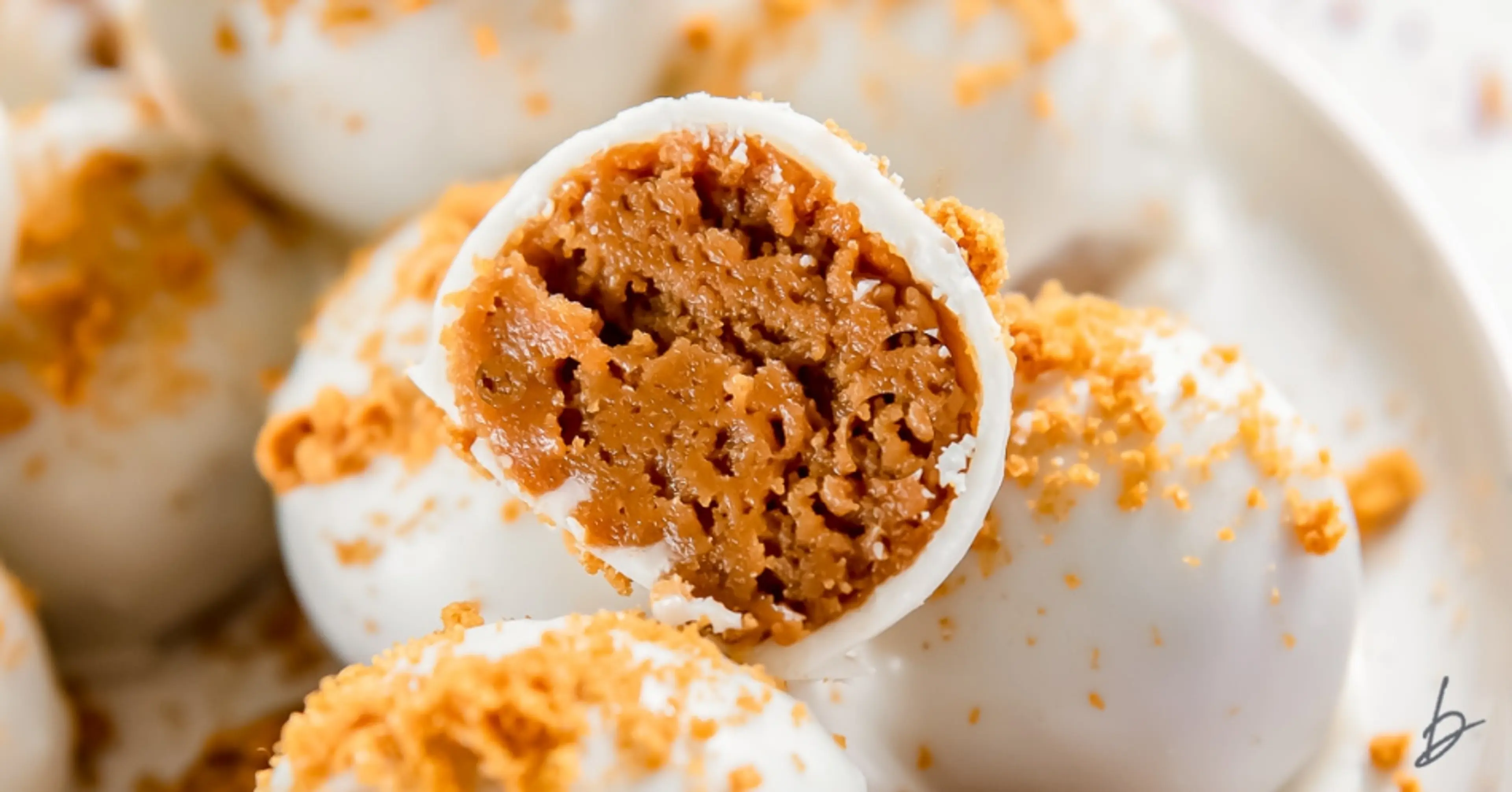 No-Bake Biscoff Truffles