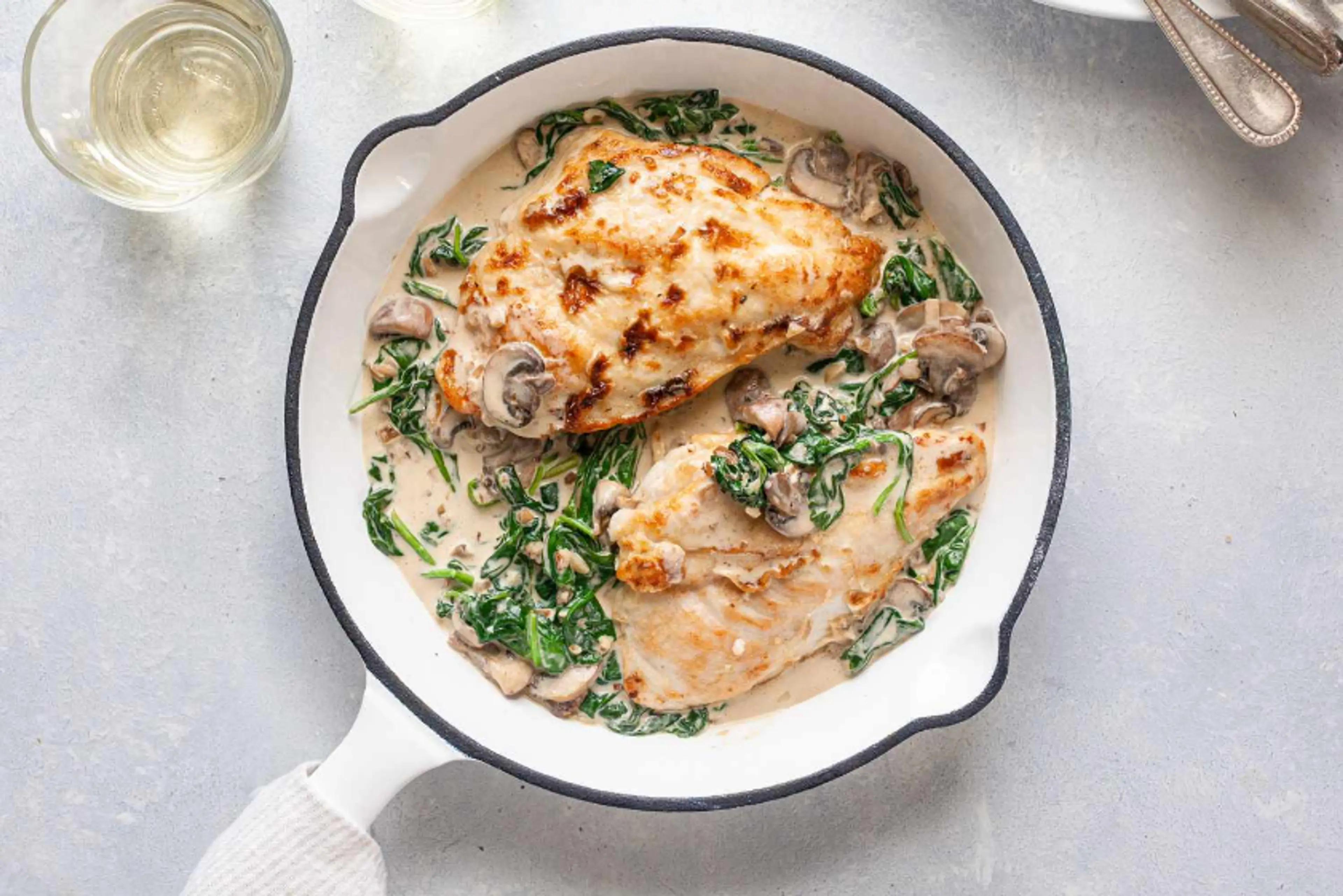 Creamy Chicken Florentine