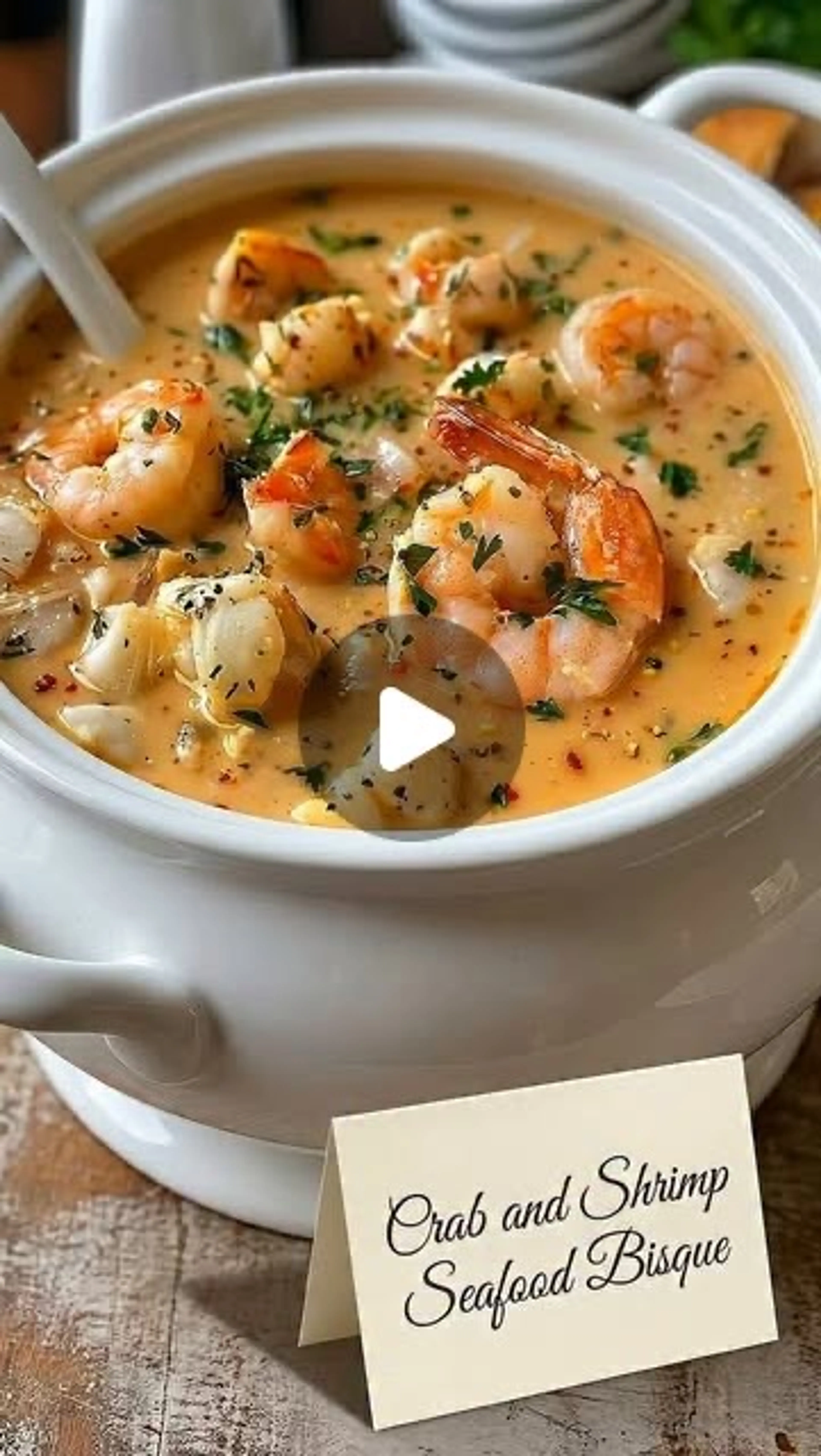 Crab and Shrimp Seafood Bisque