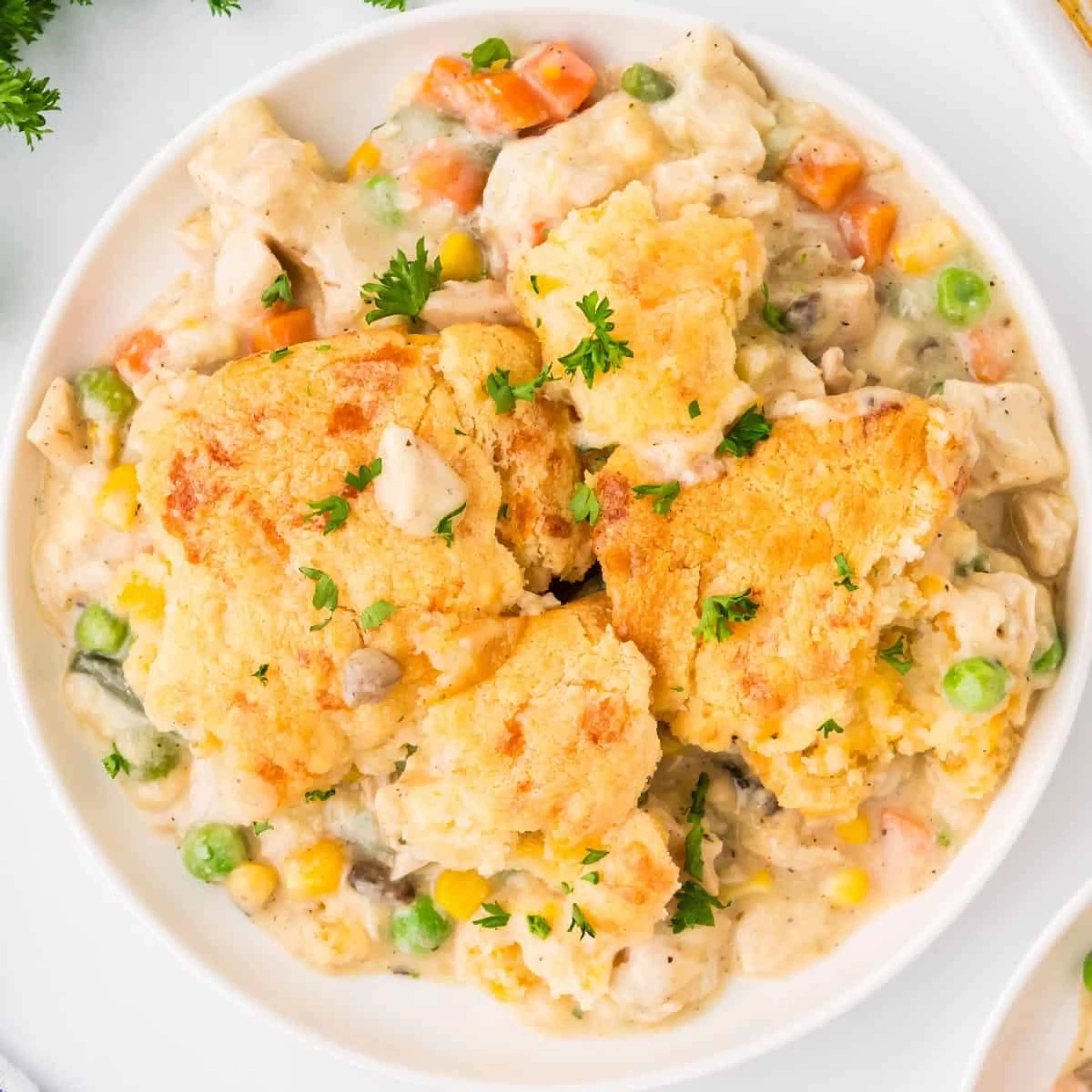 Creamy Chicken Cobbler