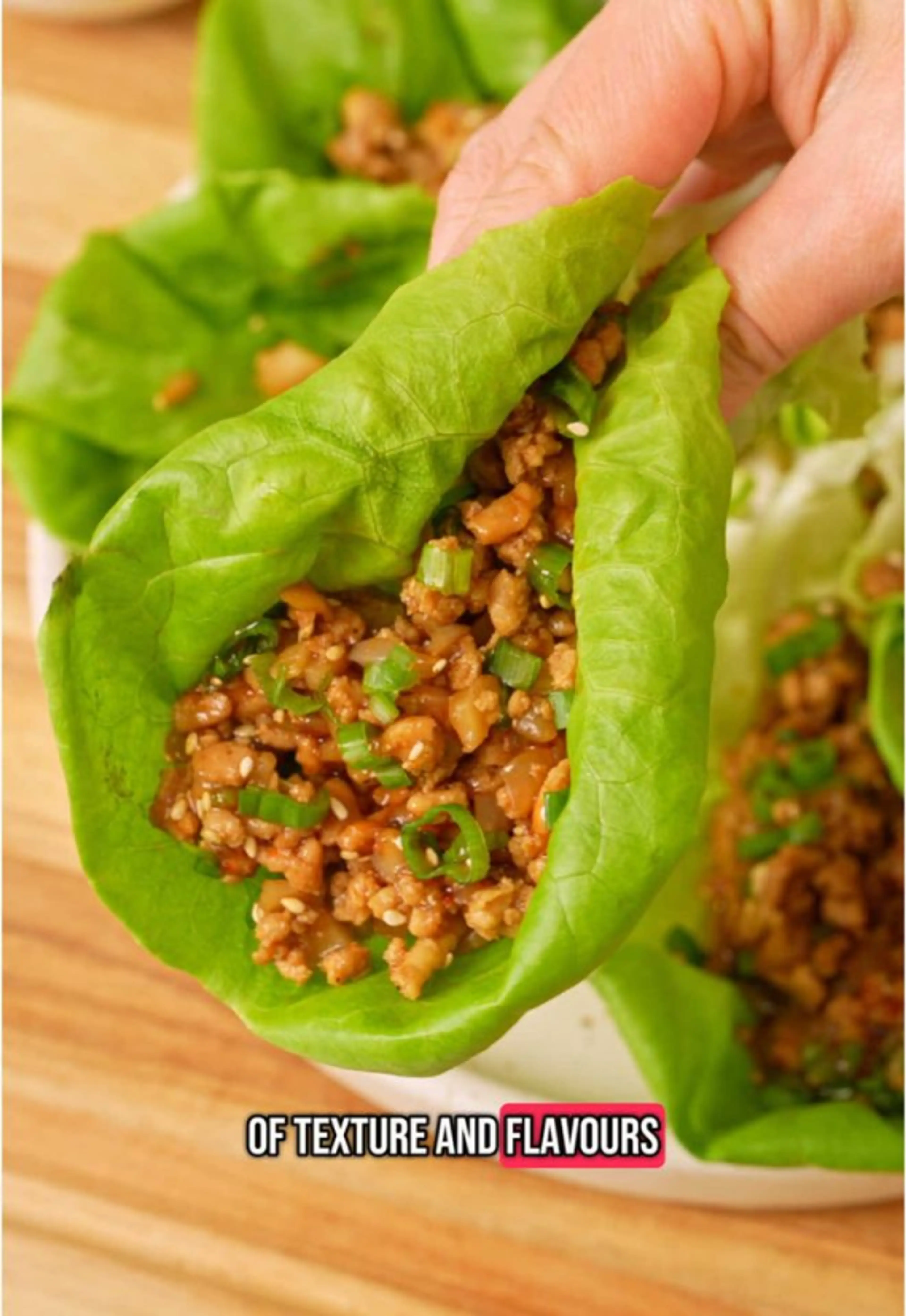 Thai Chicken Lettuce Wraps