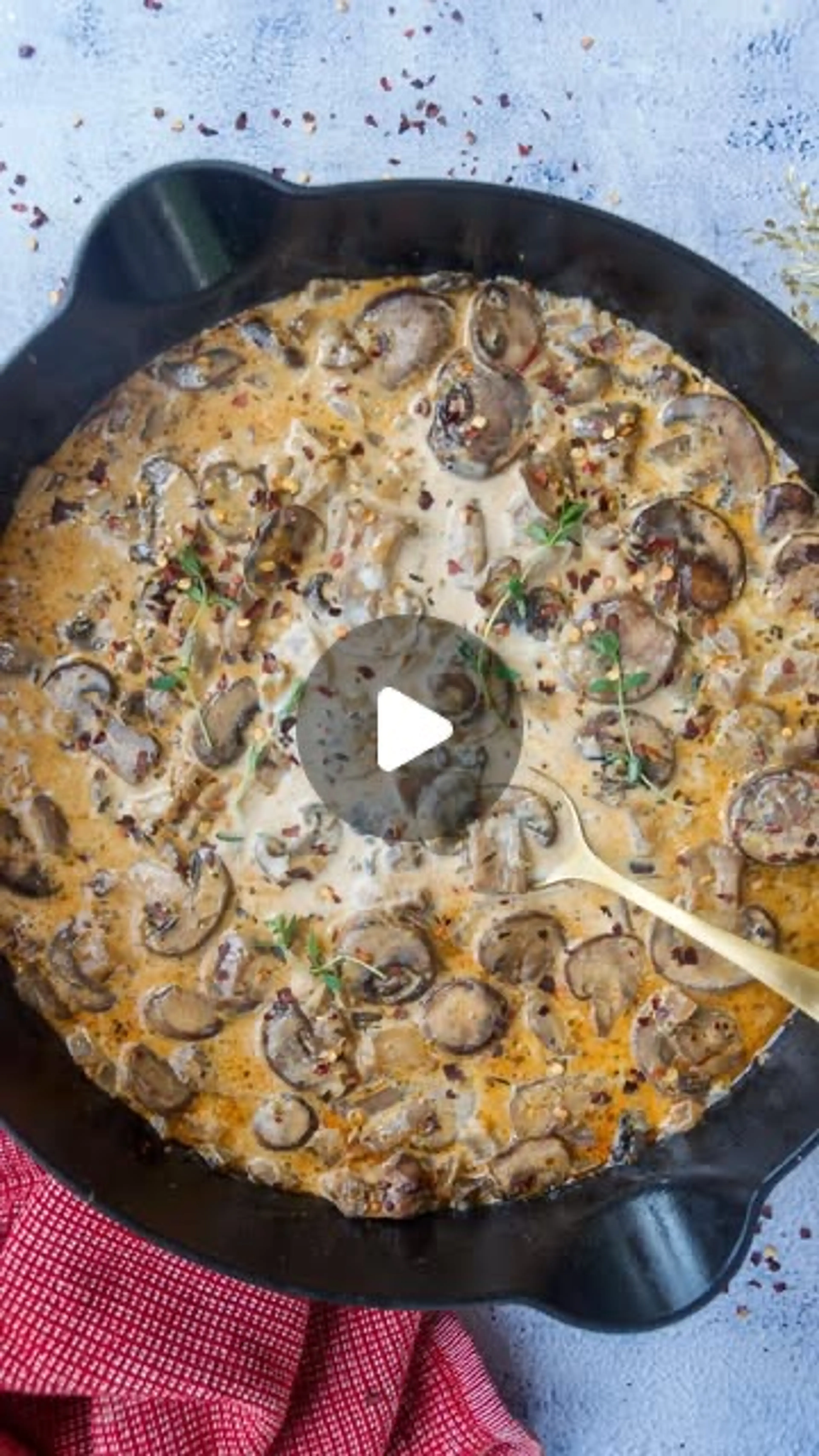 Creamy Mushroom Sauce. Full Recipe Below