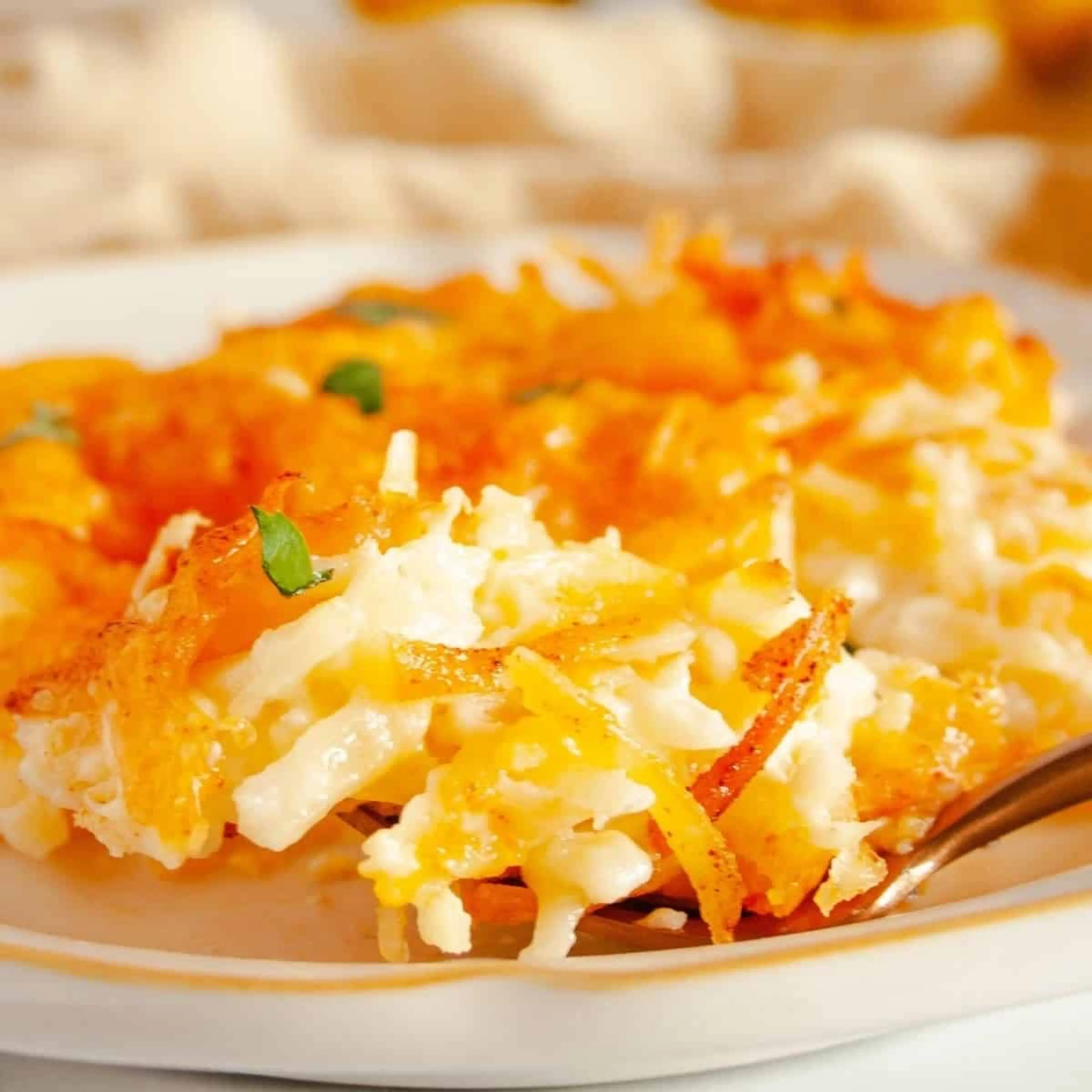 4-Ingredient Cheesy Hash Brown Casserole (Without Soup)