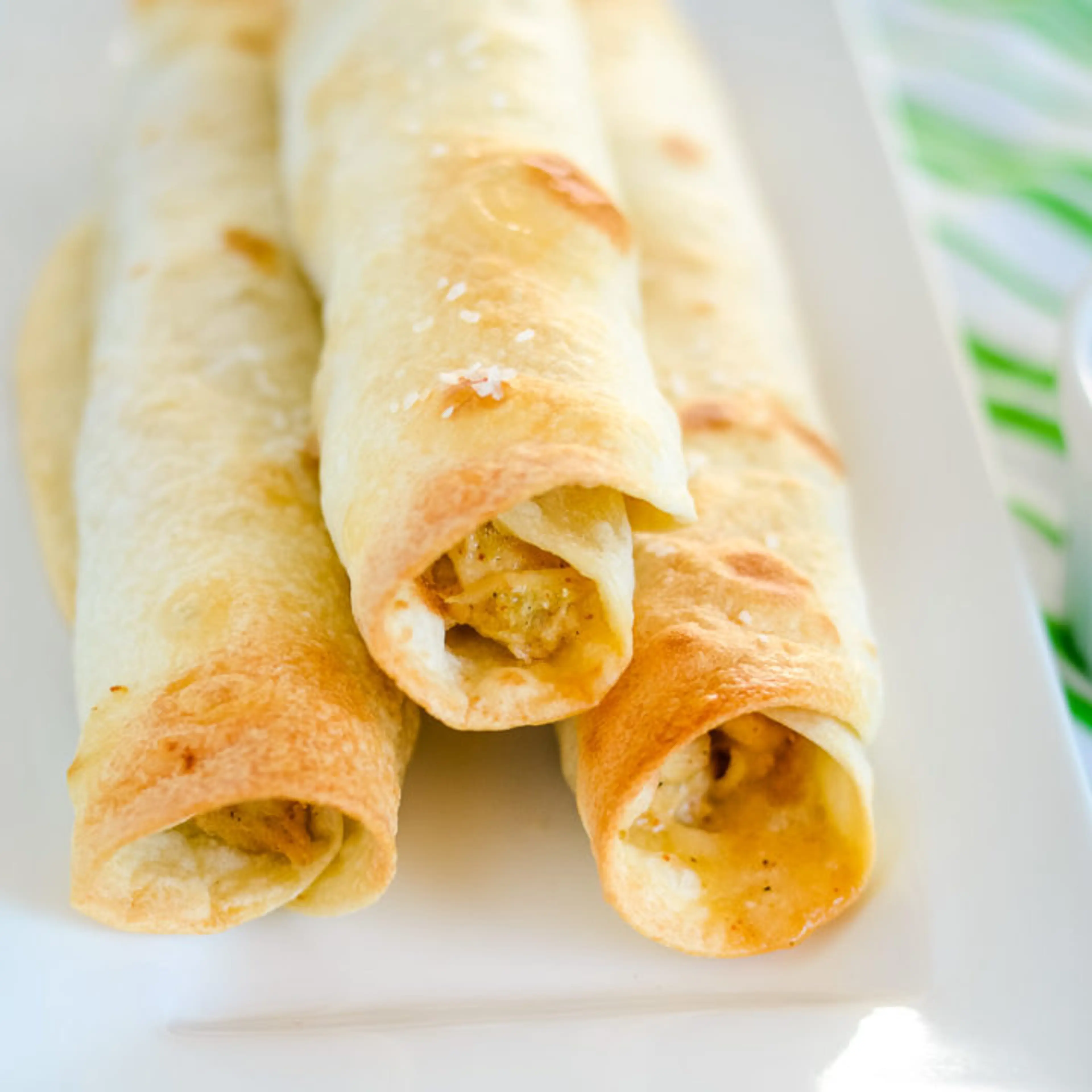 Chicken and Cheese Flautas