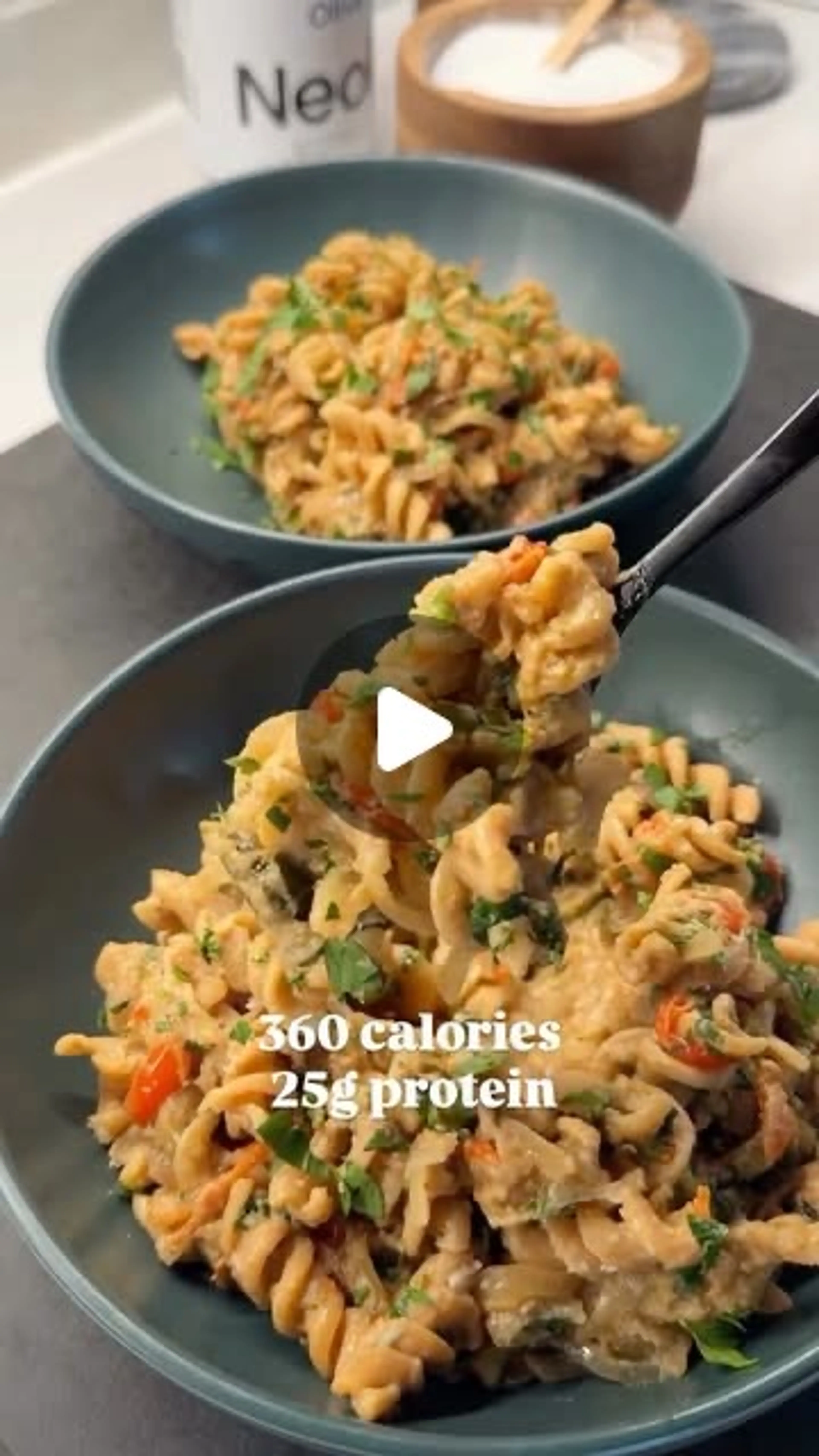 One-pan Creamy Chipotle Protein Pasta Bake