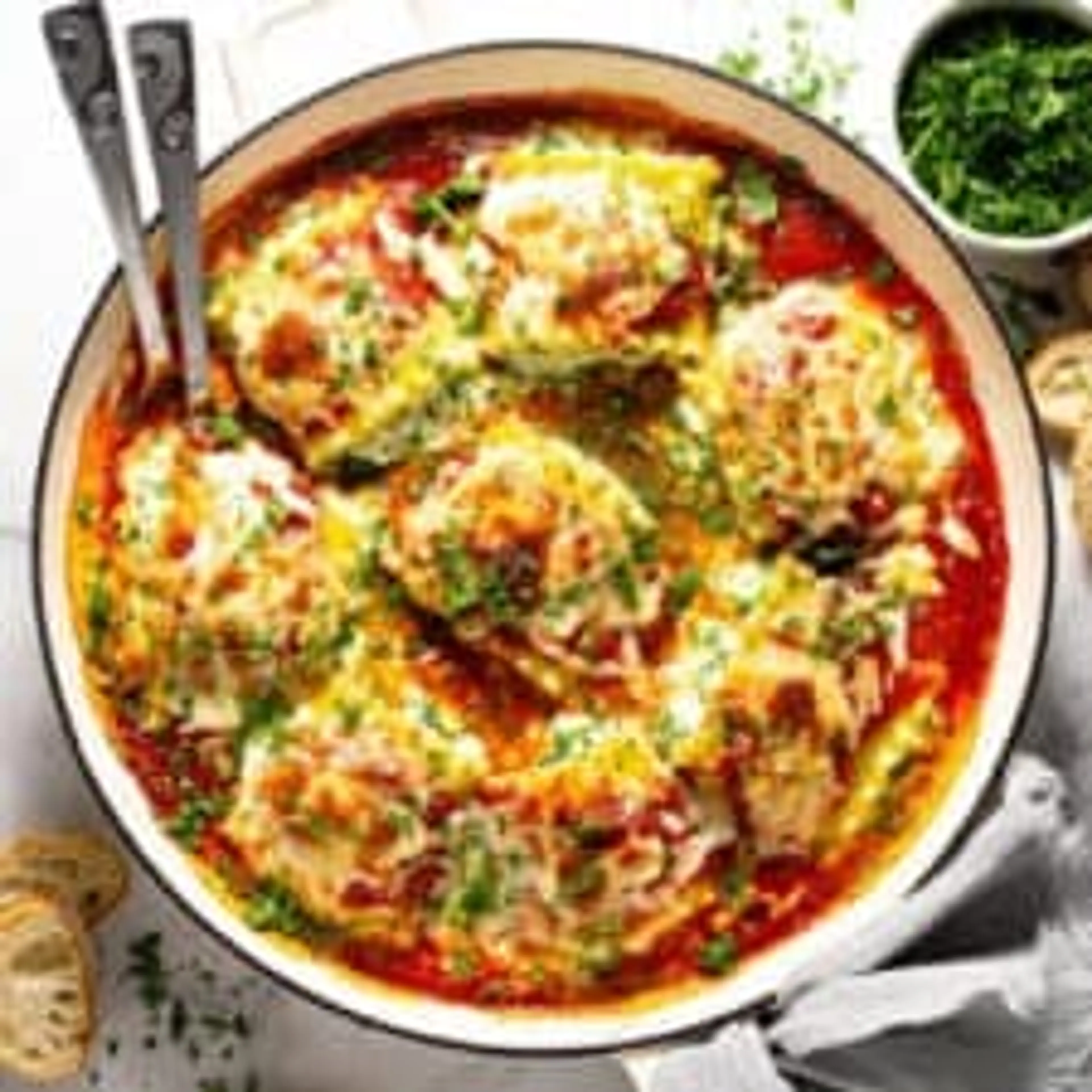 Spinach Lasagna Roll Ups