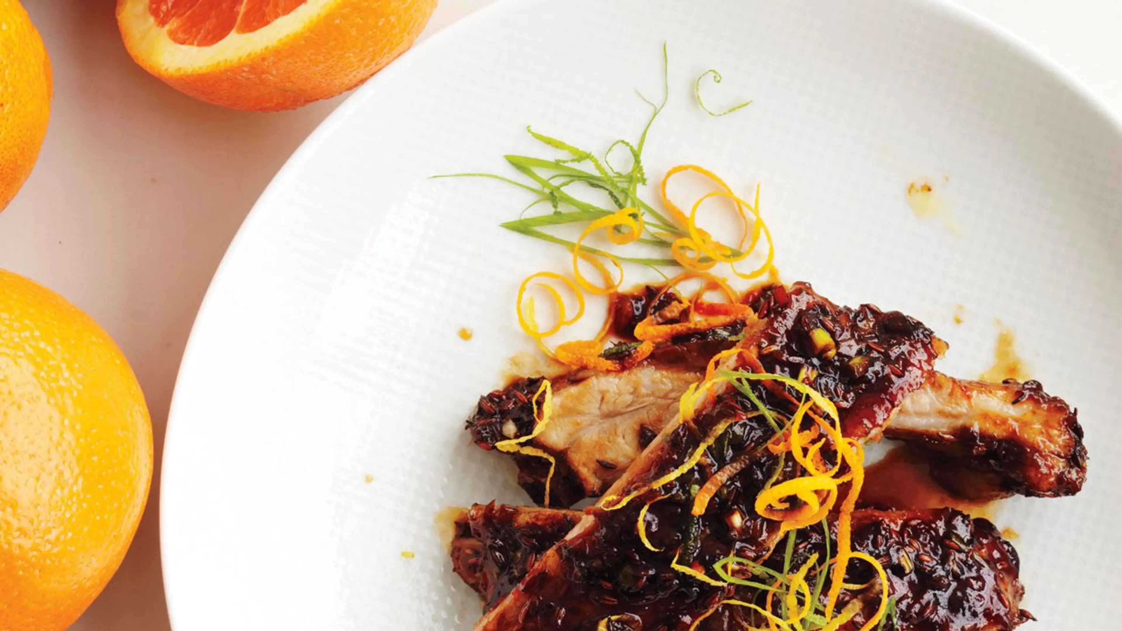 Orange and Soy-Glazed Baby Back Ribs
