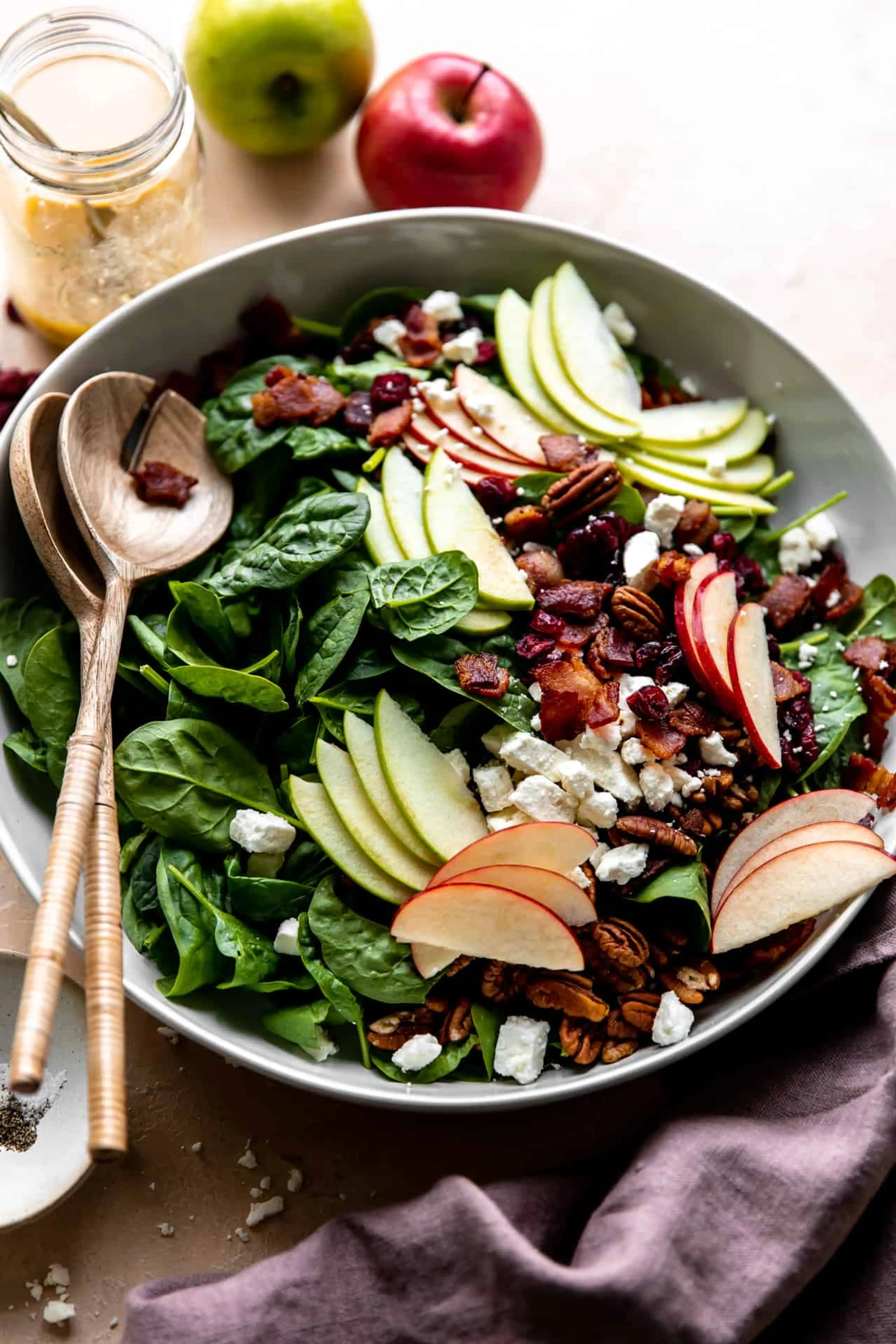 Autumn Apple Salad with a Maple Vinaigrette