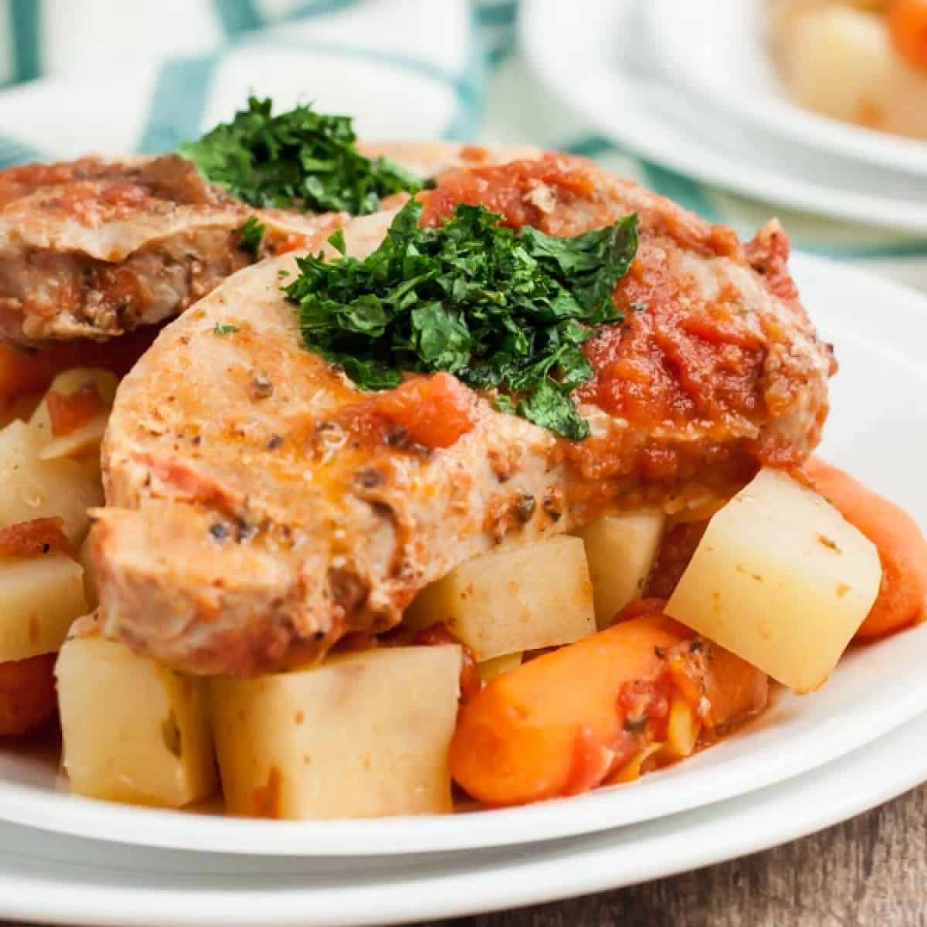 Crockpot Pork Chop Dinner